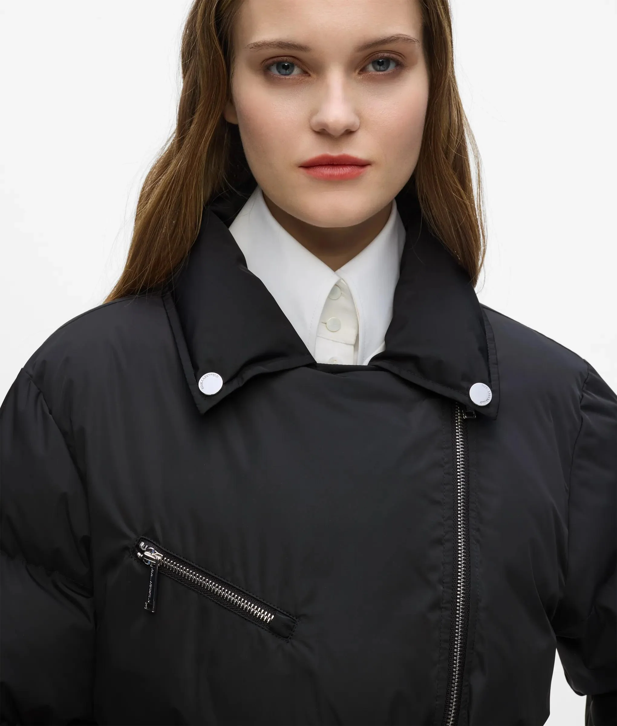 Veste matelassée de style motard
