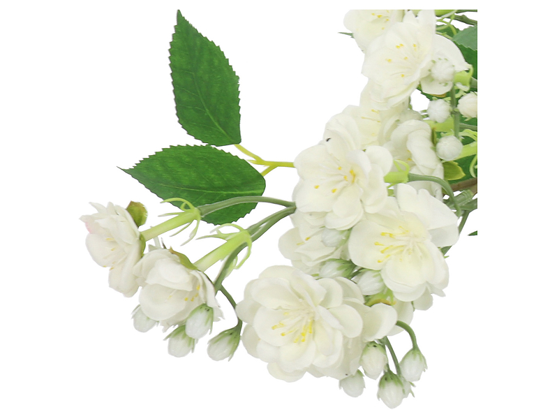 Gałązka jabłoni 89 cm biała