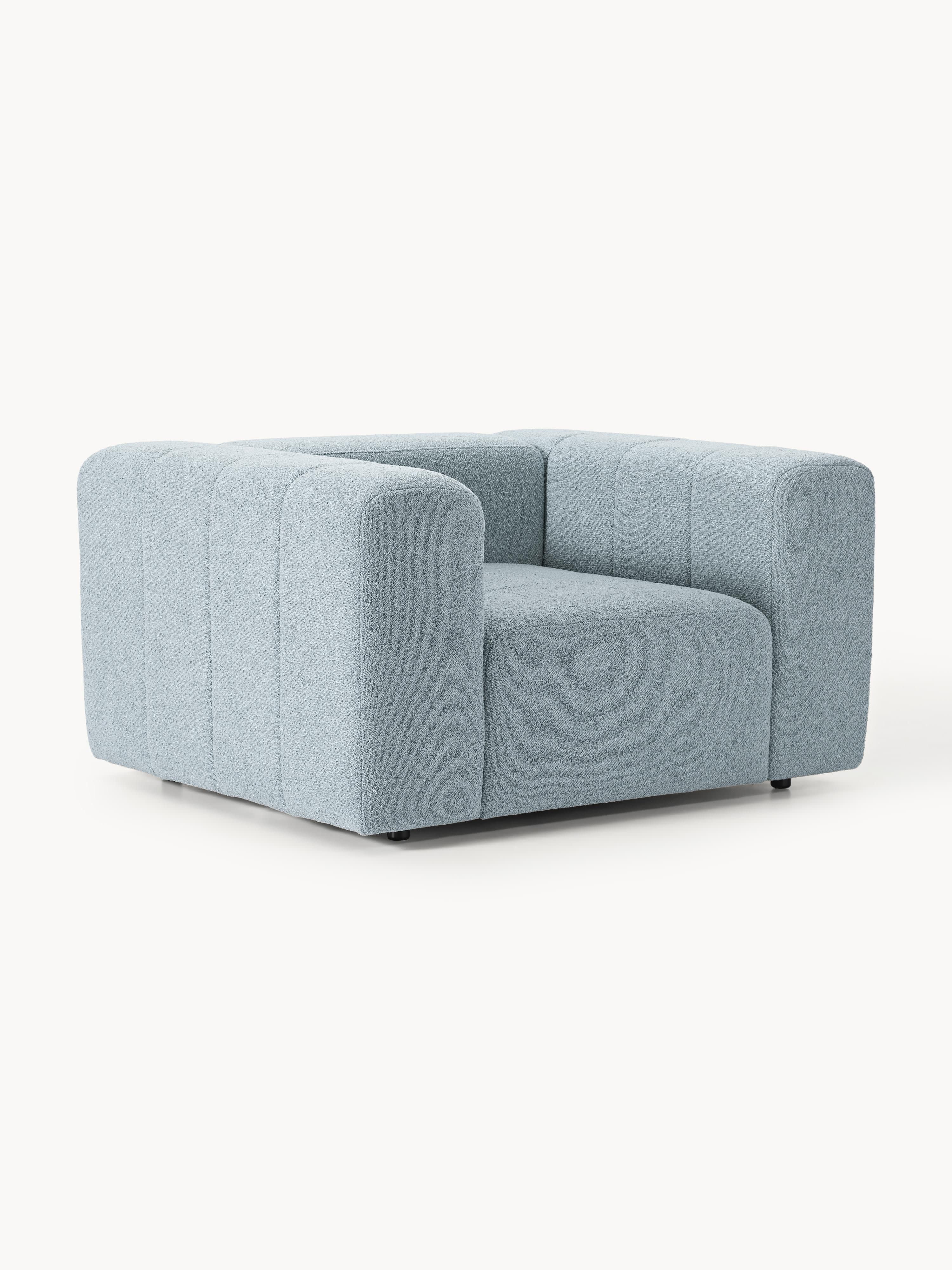 Bouclé-Loungesessel Lena