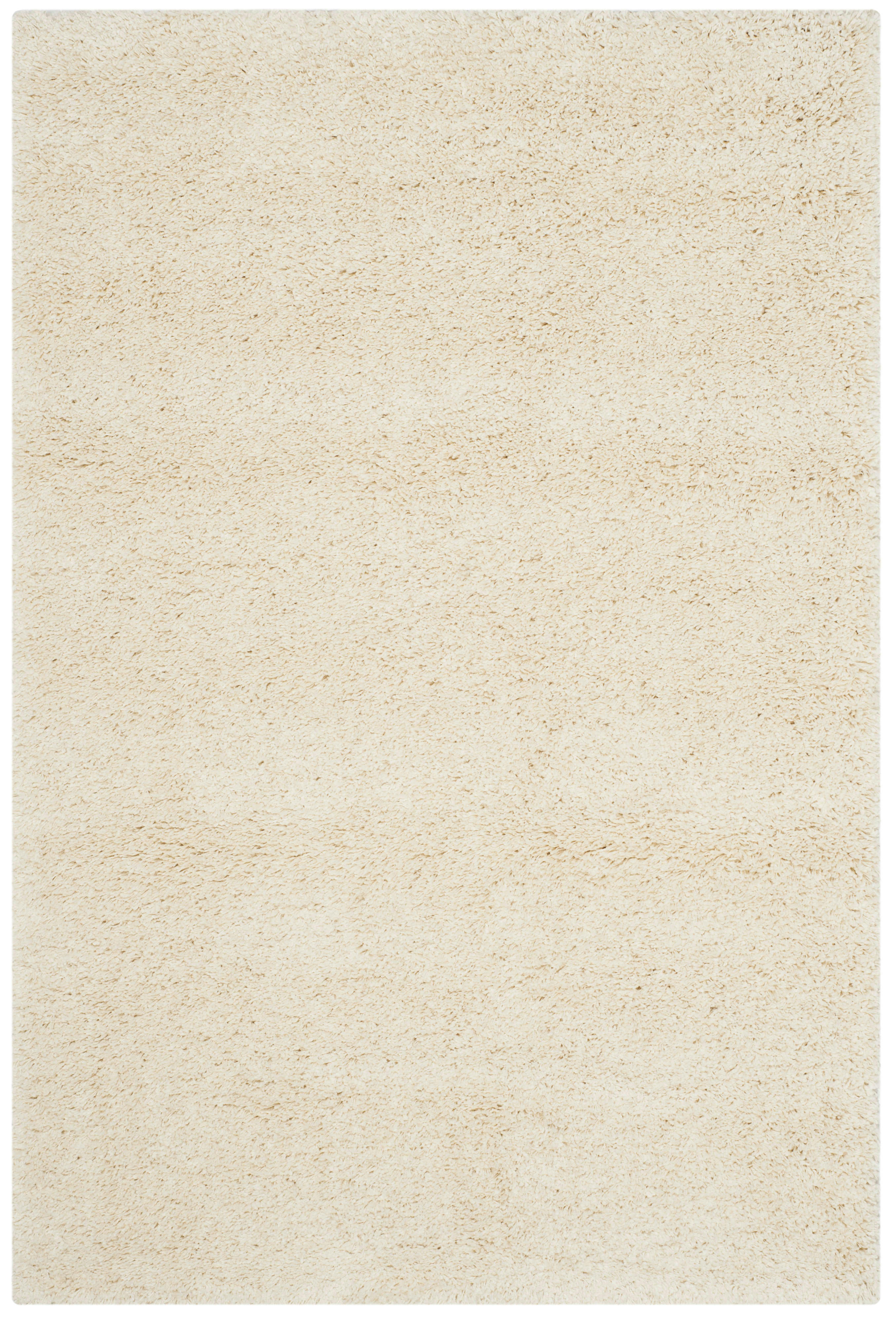 CALIFORNIA SHAG - Tapis de salon interieur en  ivoire, 160 x 229 cm