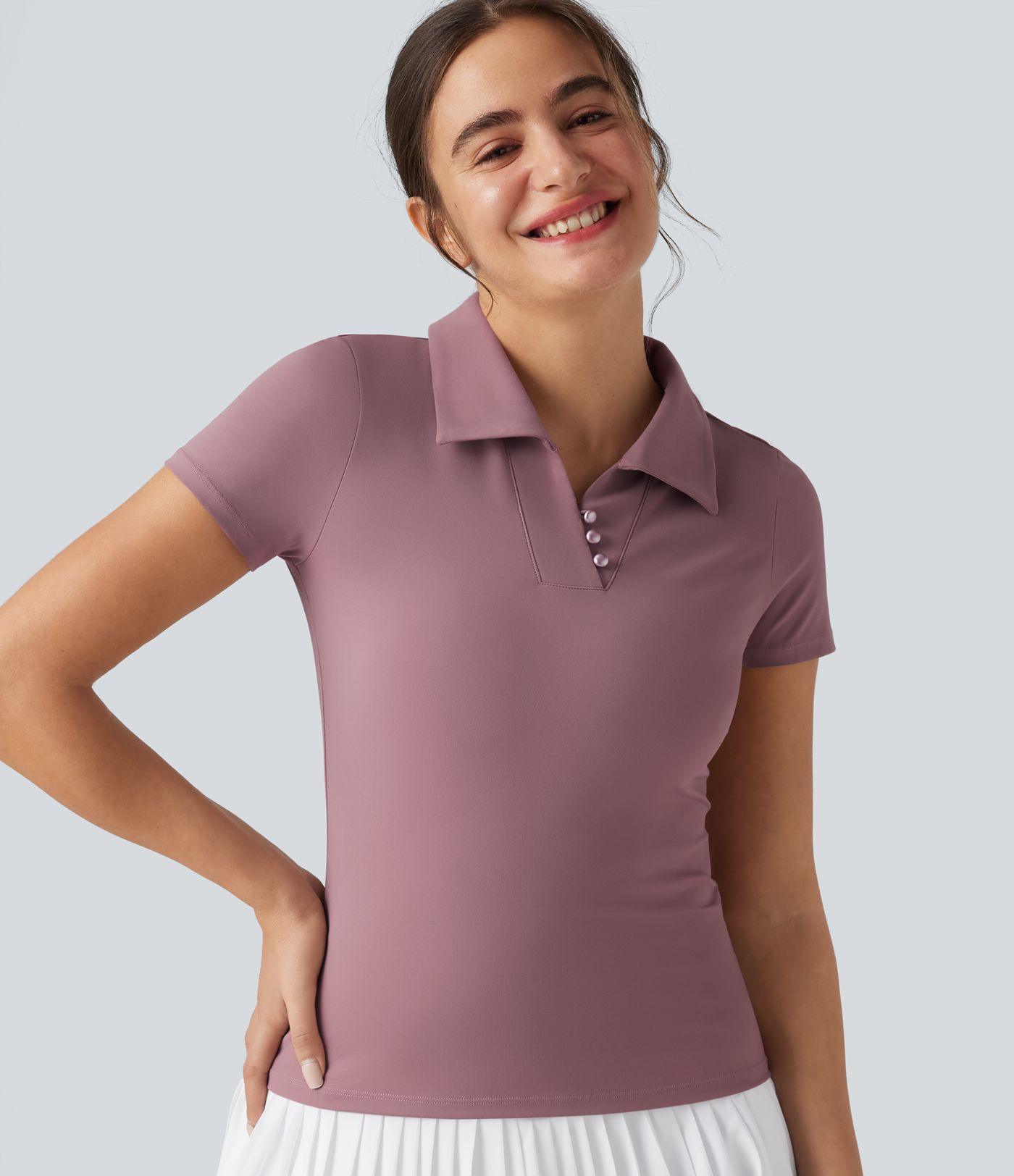 Haut de sport golf manches courtes effet frais InstantCool séchage rapide, protection solaire UPF50