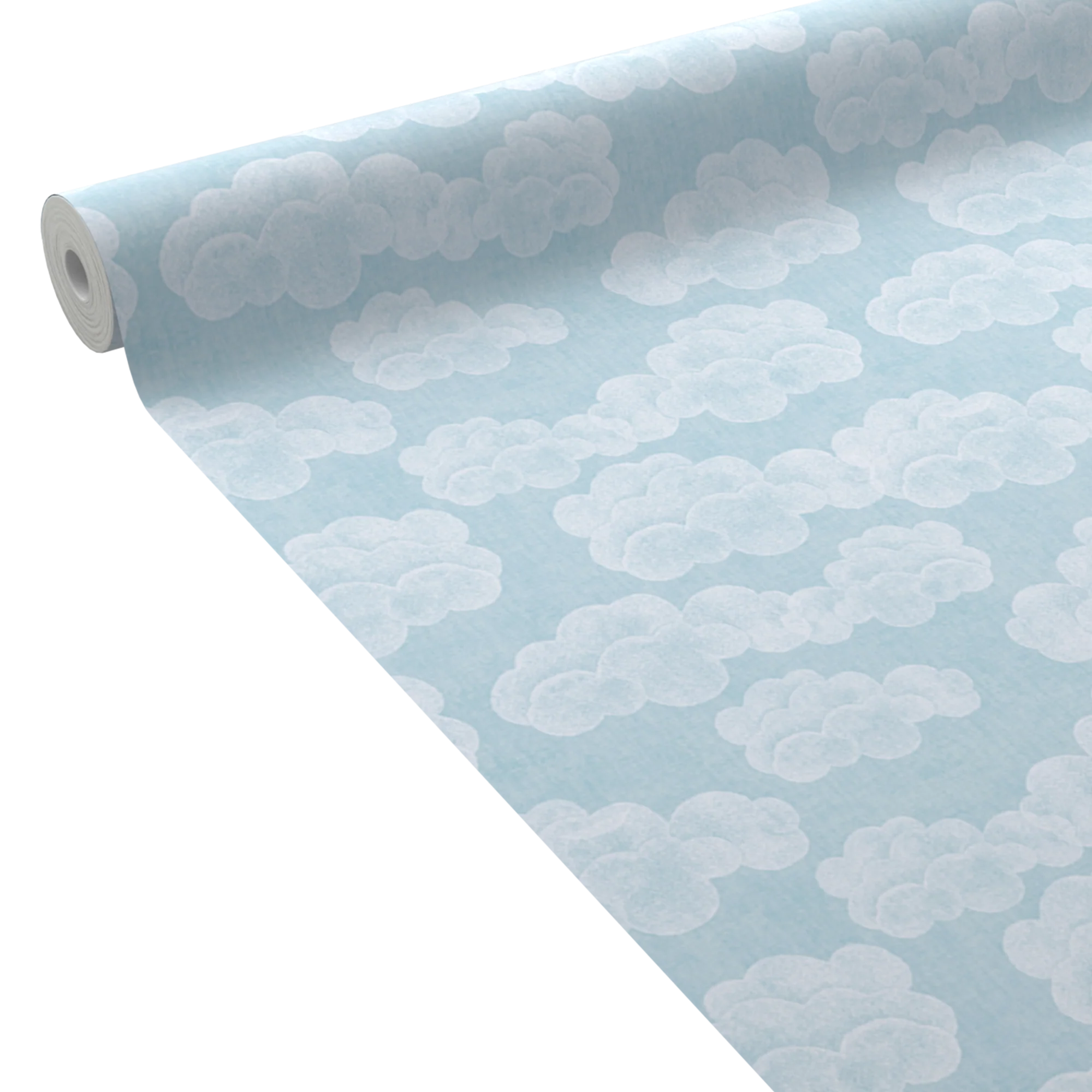 Papier peint intissé NUVOLE coloris bleu ciel