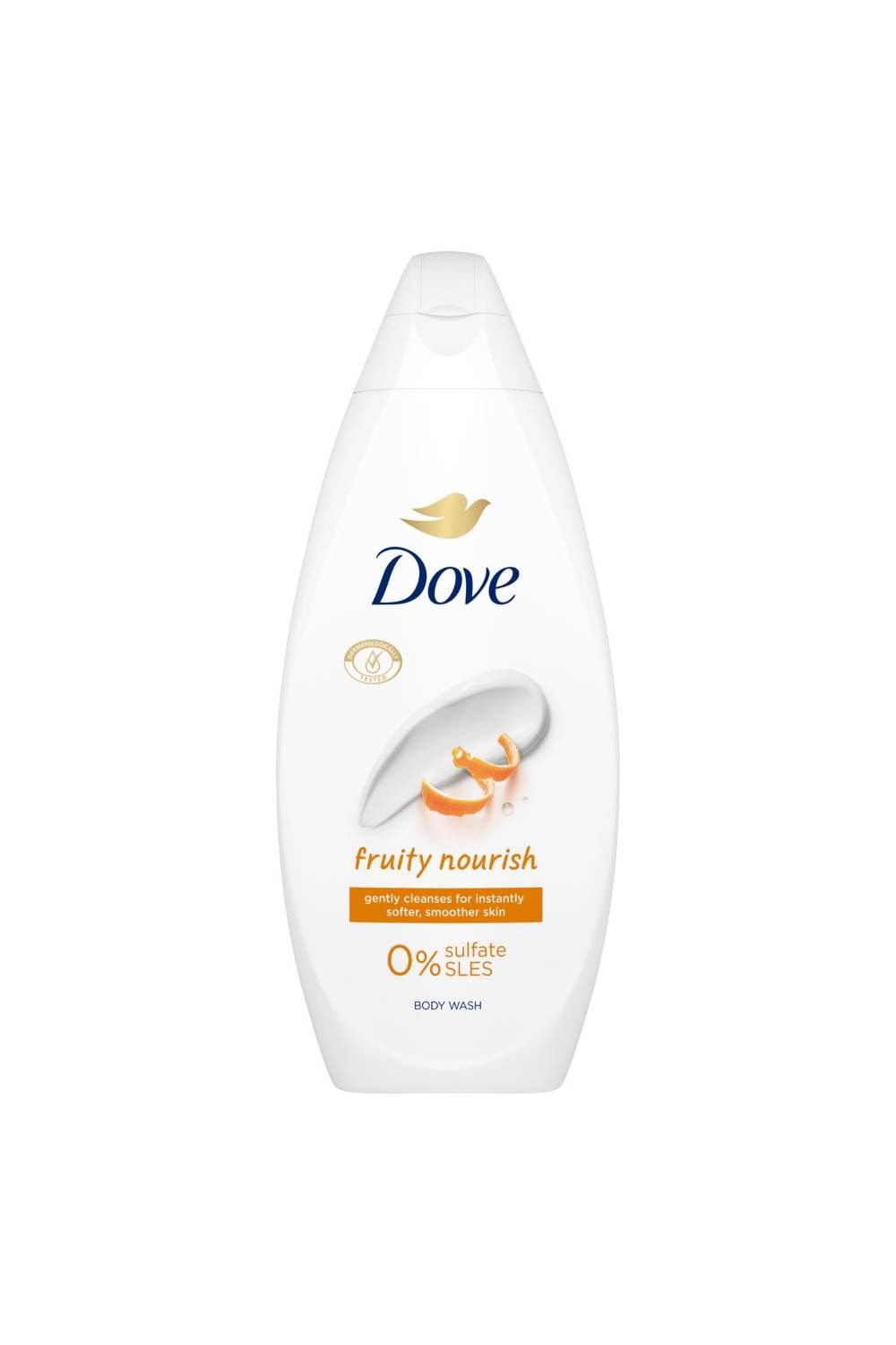 Dove Fruity Nourish 'Body Wash' for Soft & Smoother Skin, 6x 225ml