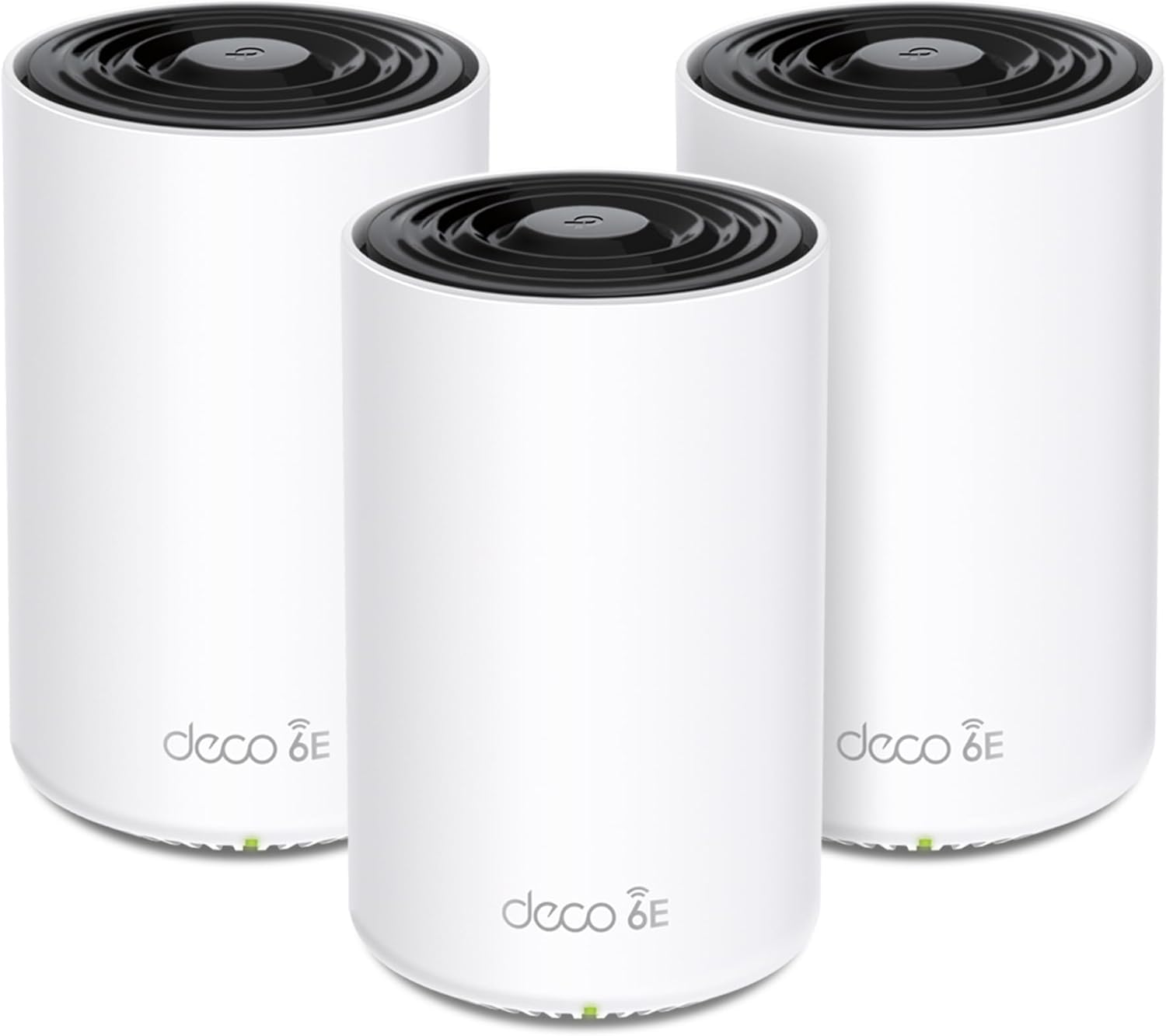 TP-Link Deco XE70 Pro AXE4900 Tri-Band WiFi 6E Mesh WiFi System - 2.5G WAN/LAN Ports  4.9 Gbps Wi-Fi 7 200 Sq. Ft Coverage  Connect up to 200 Devices  6 GHz Band  3-Pack