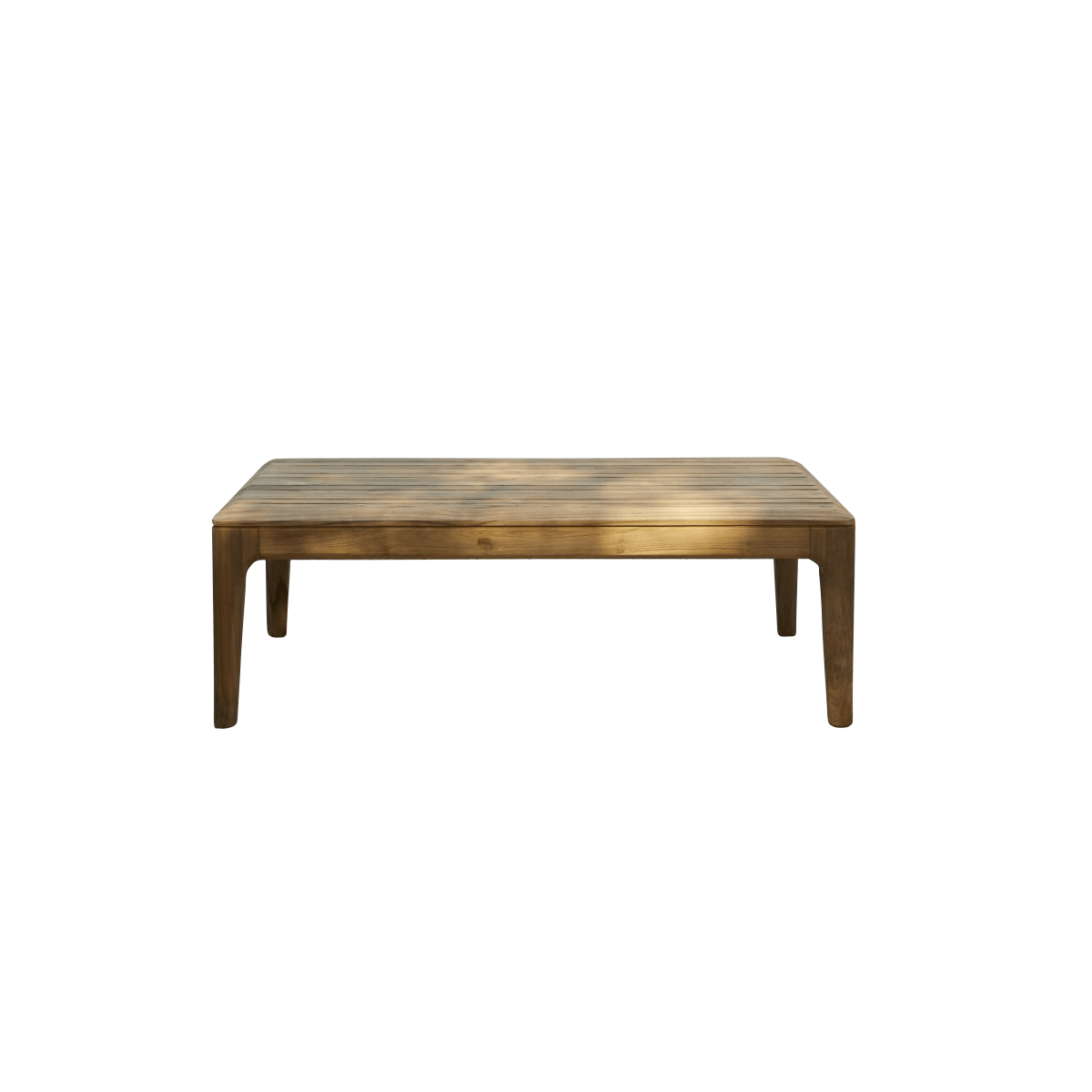 Tikamoon Lage tuintafel van gerecycled massief teak - Naturel