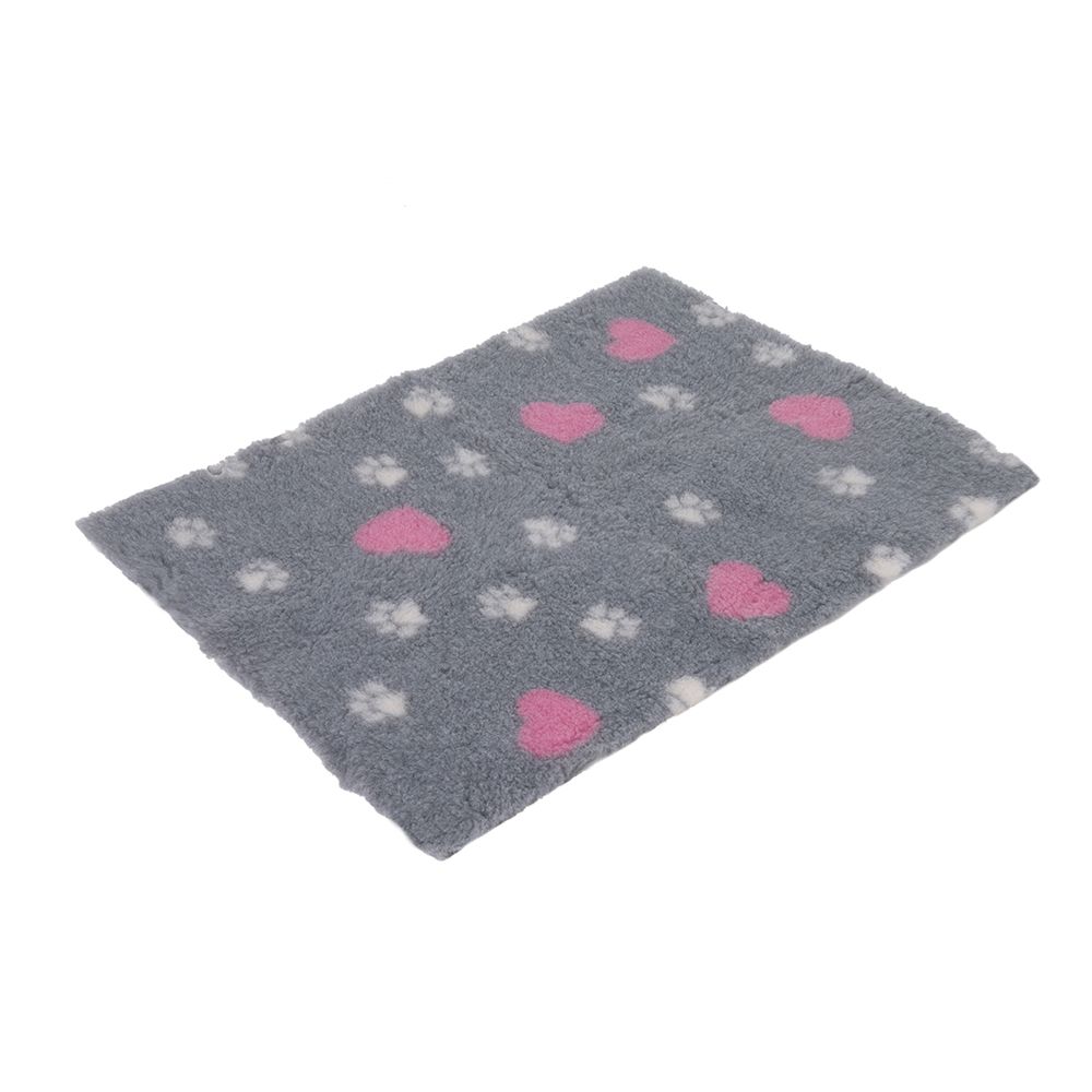 Vetbed® Isobed SL grey with hearts and paws