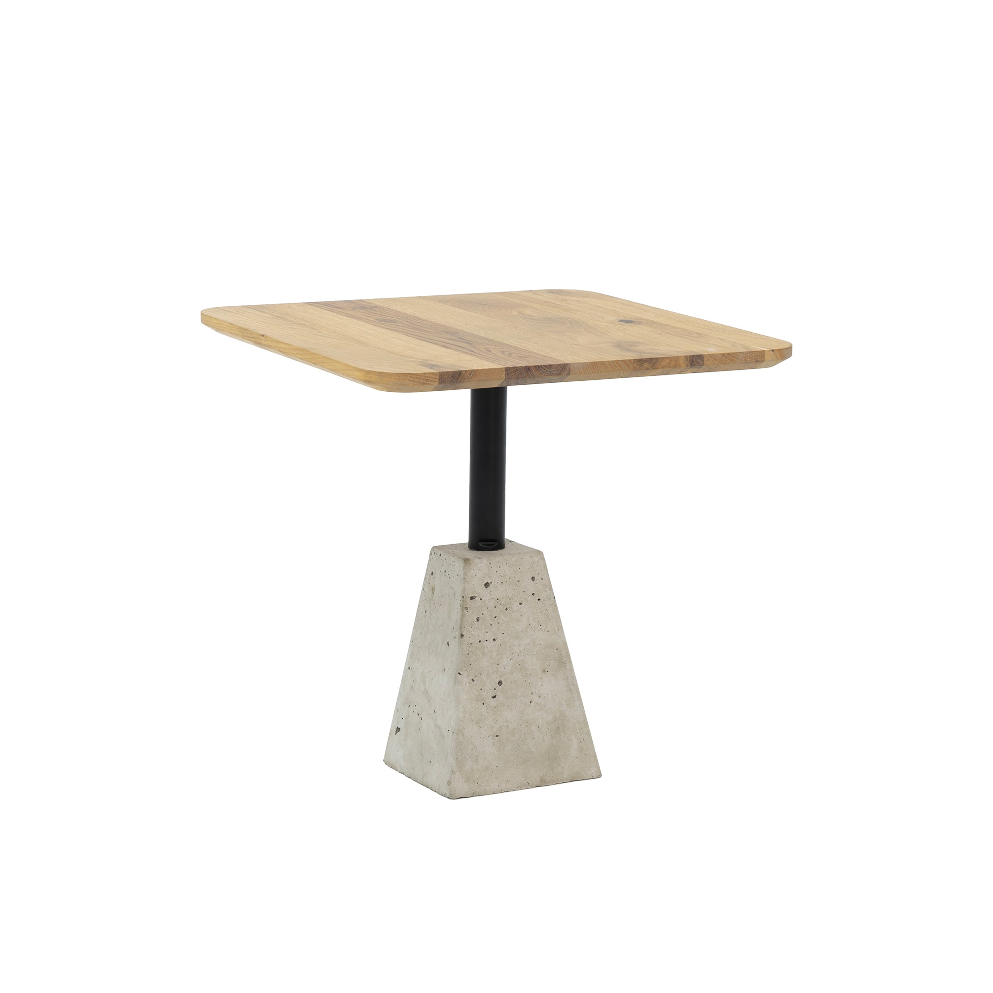 Spinder Design Bijzettafel Flavour - Beton / Eiken - 40 x 40