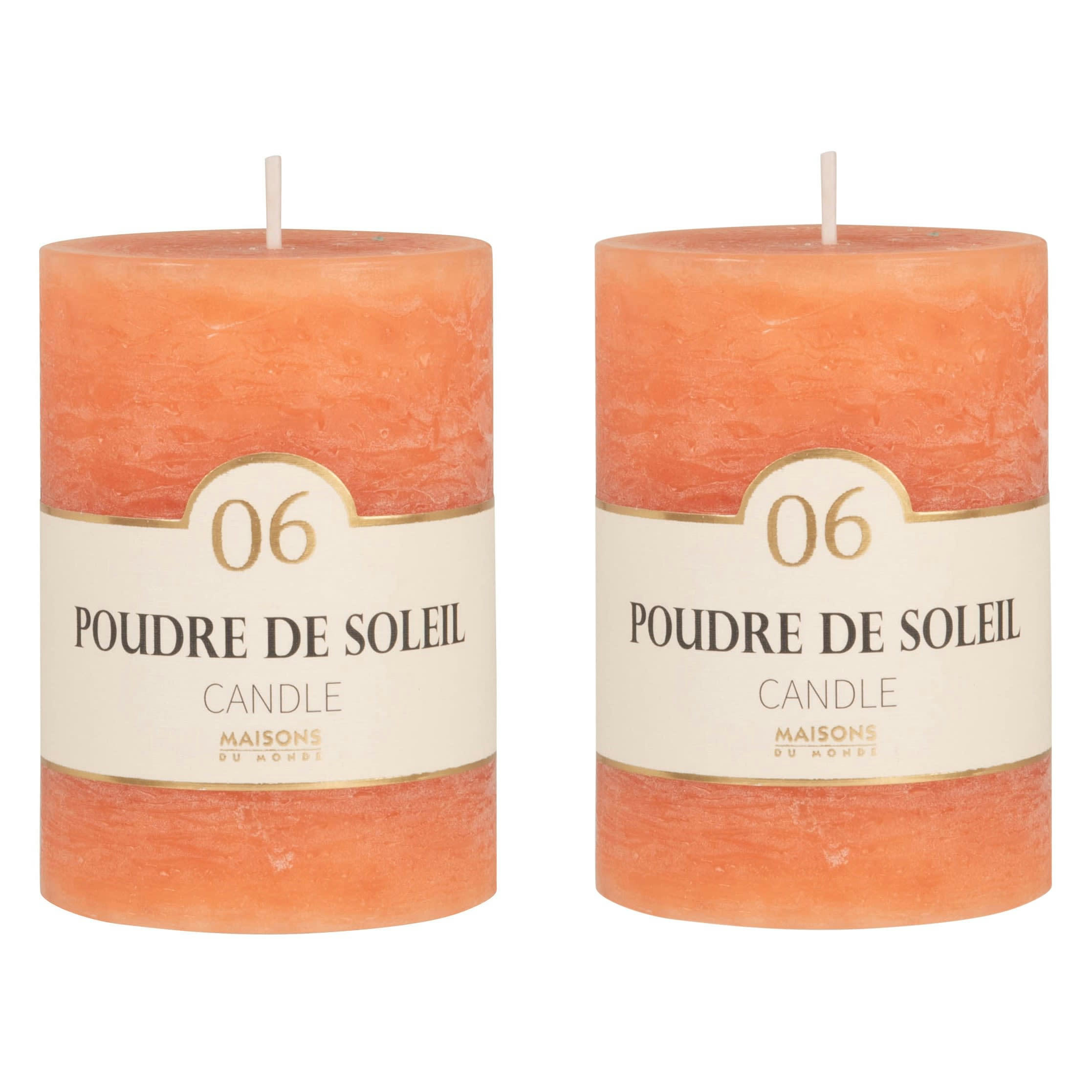 COLORAMA - Bougie parfumée terracotta H10, 330g