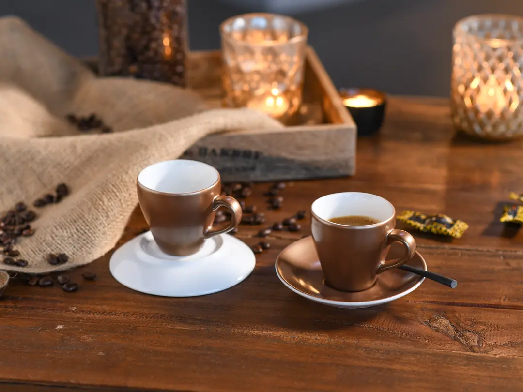 Espressotasse 4-teilig Golden Days