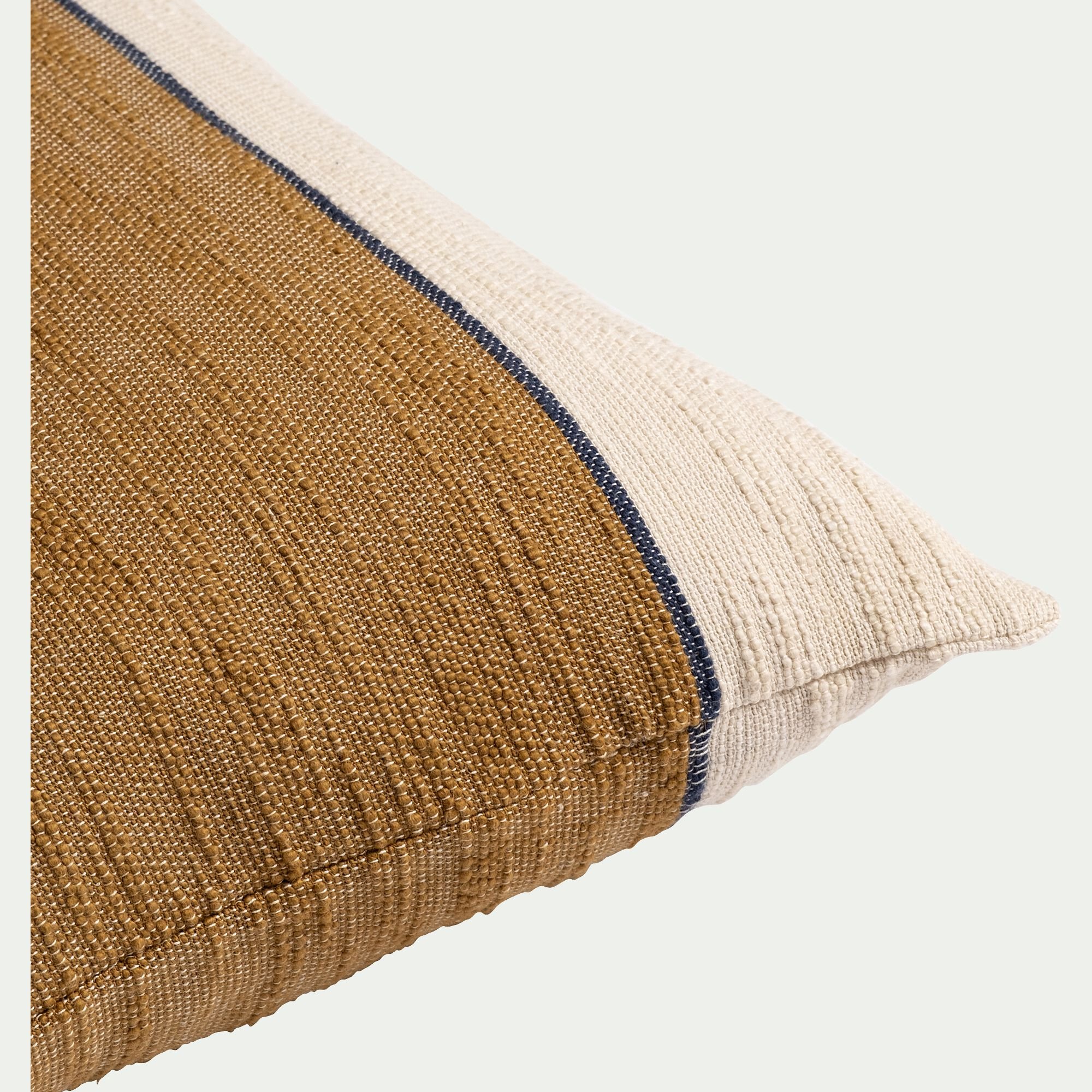 MODICA - Coussin en coton 40x60cm - brun noisette