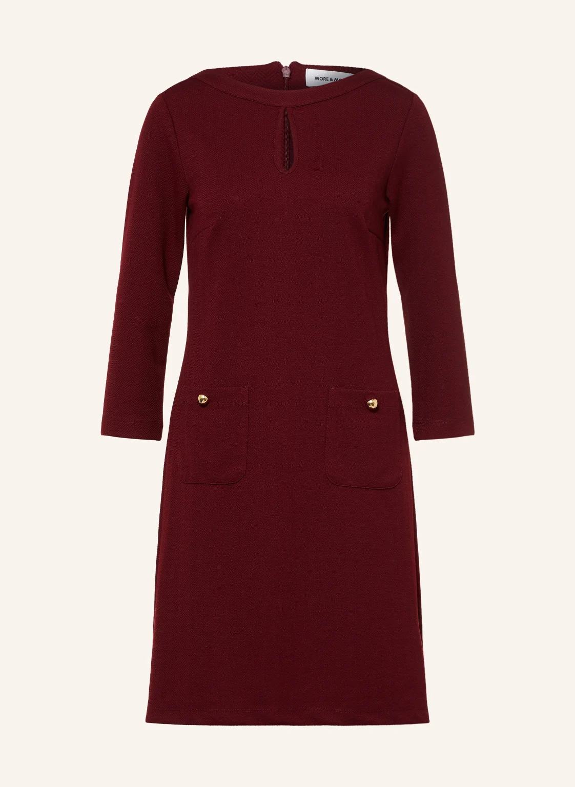 MORE & MORE Kleid mit Cut-out und 3/4-Arm