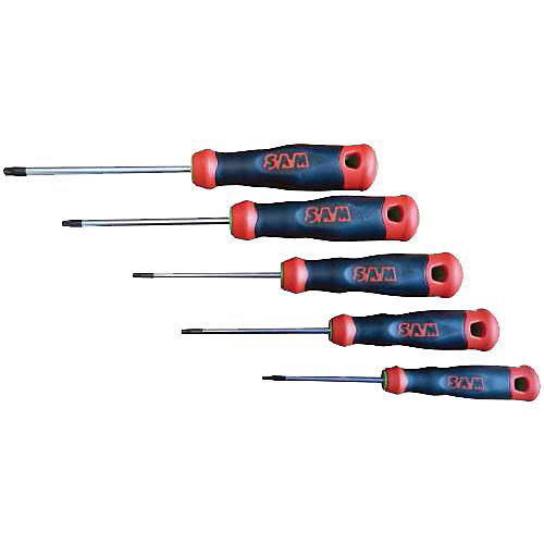 Jeu de 5 tournevis S1 Torx - SAM OUTILLAGE - T-J3