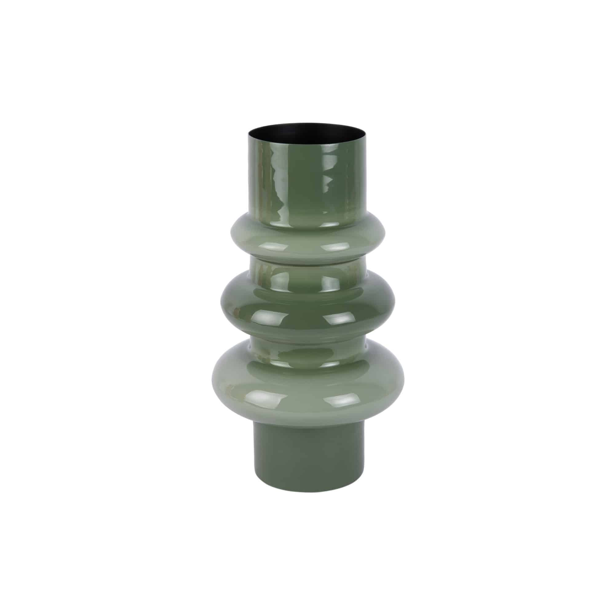 Present Time vaas Grato Small - groen - Ø17cm