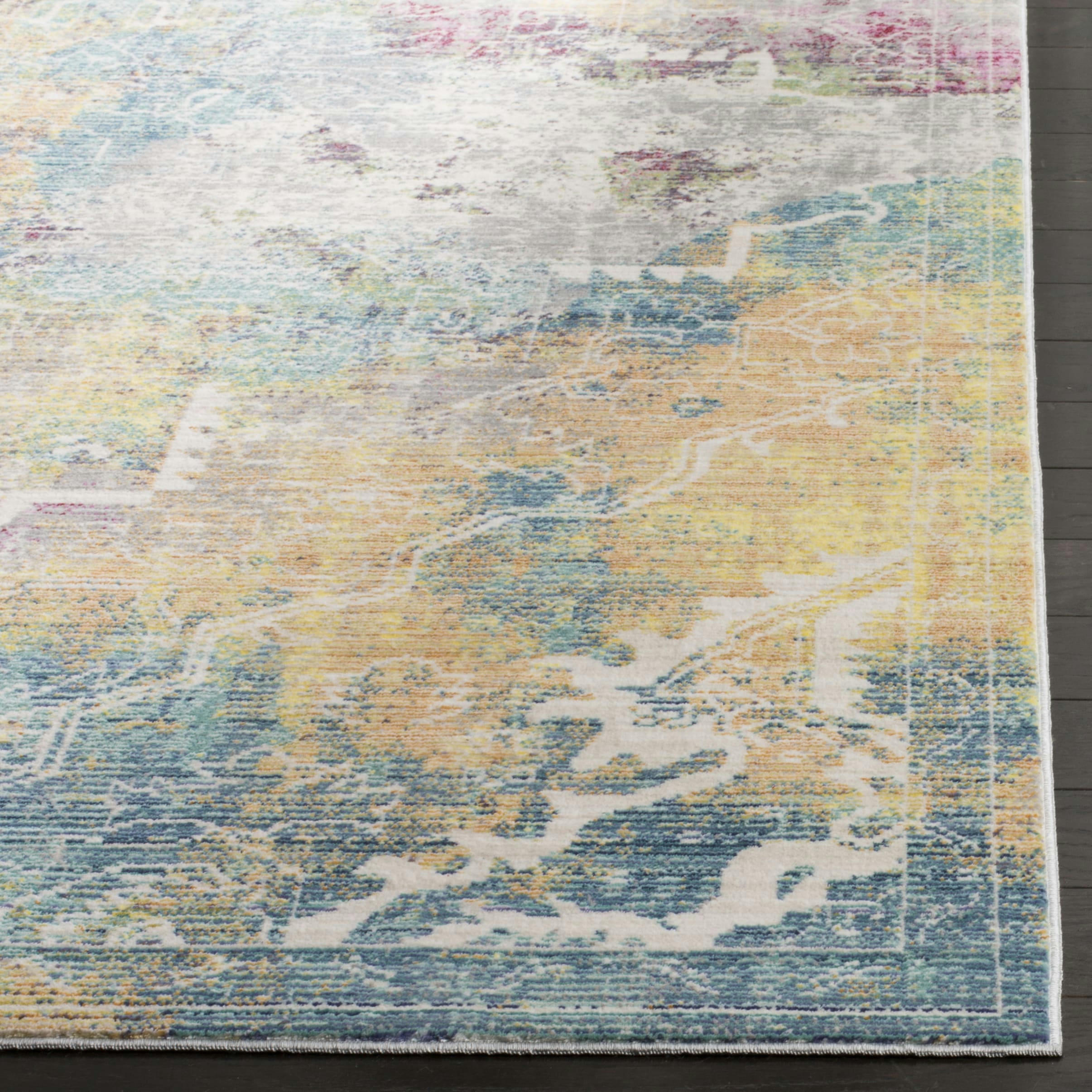 MYSTIQUE - Tapis de salon interieur en multicolore, 152 x 244 cm