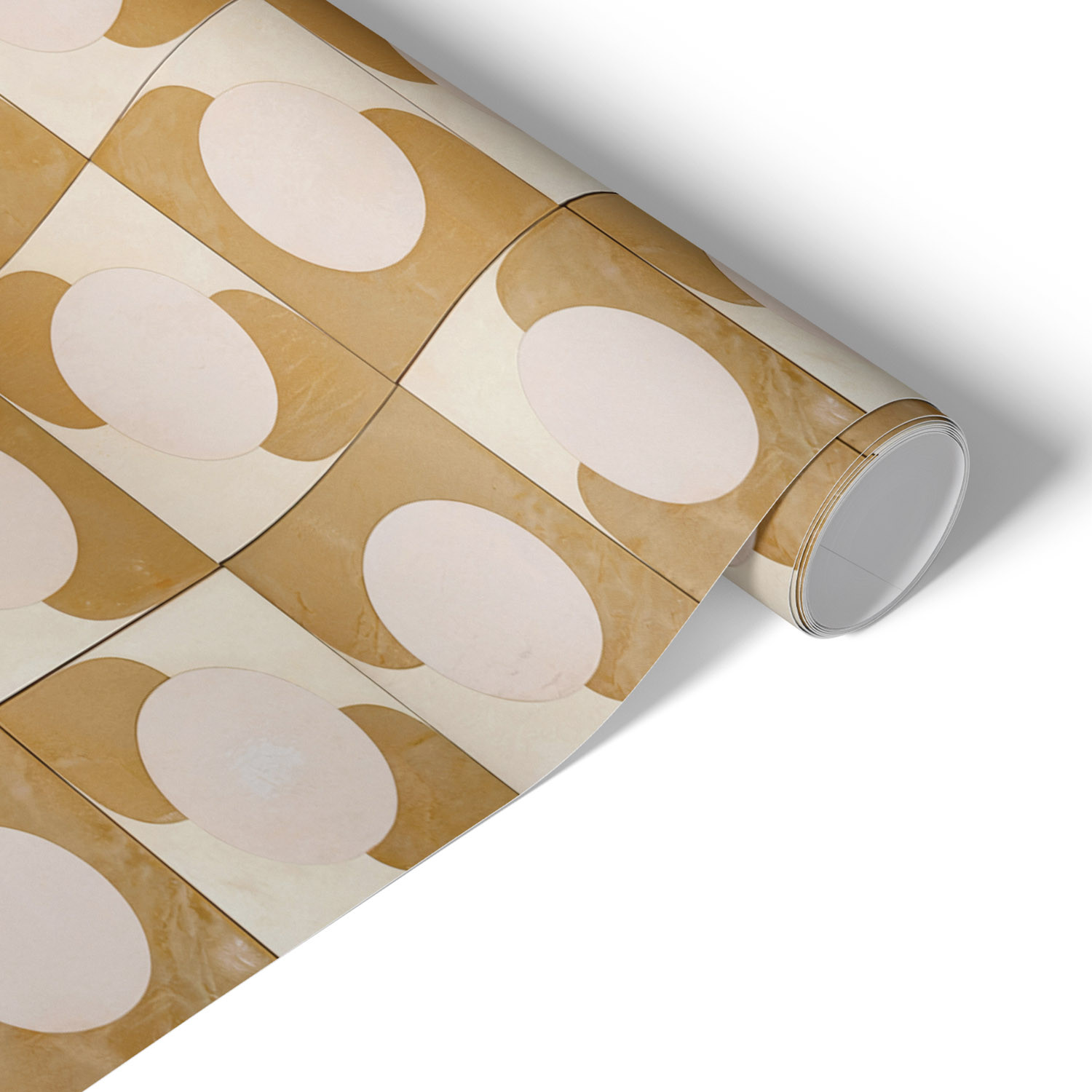 Okleina na meble Ciepła geometria 50x100 Folia samoprzylepna Salon