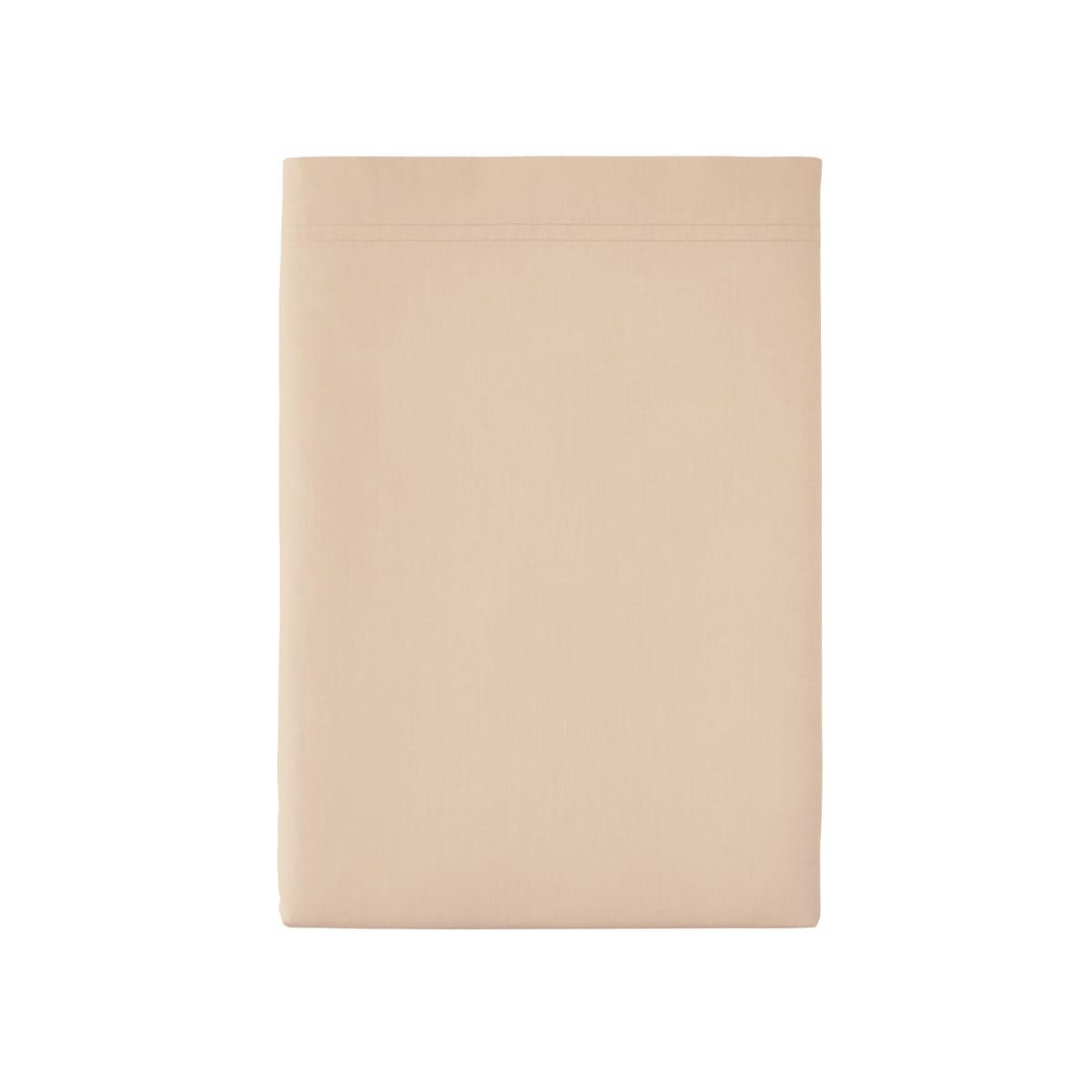 PREMIÈRE - Drap plat en percale de coton rose 180x290