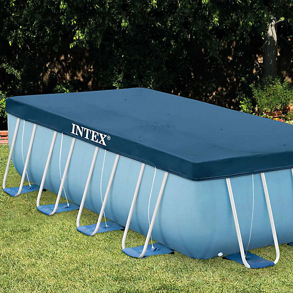 Bâche rectangulaire piscine l400x20cm en pvc et polypropylène - Intex
