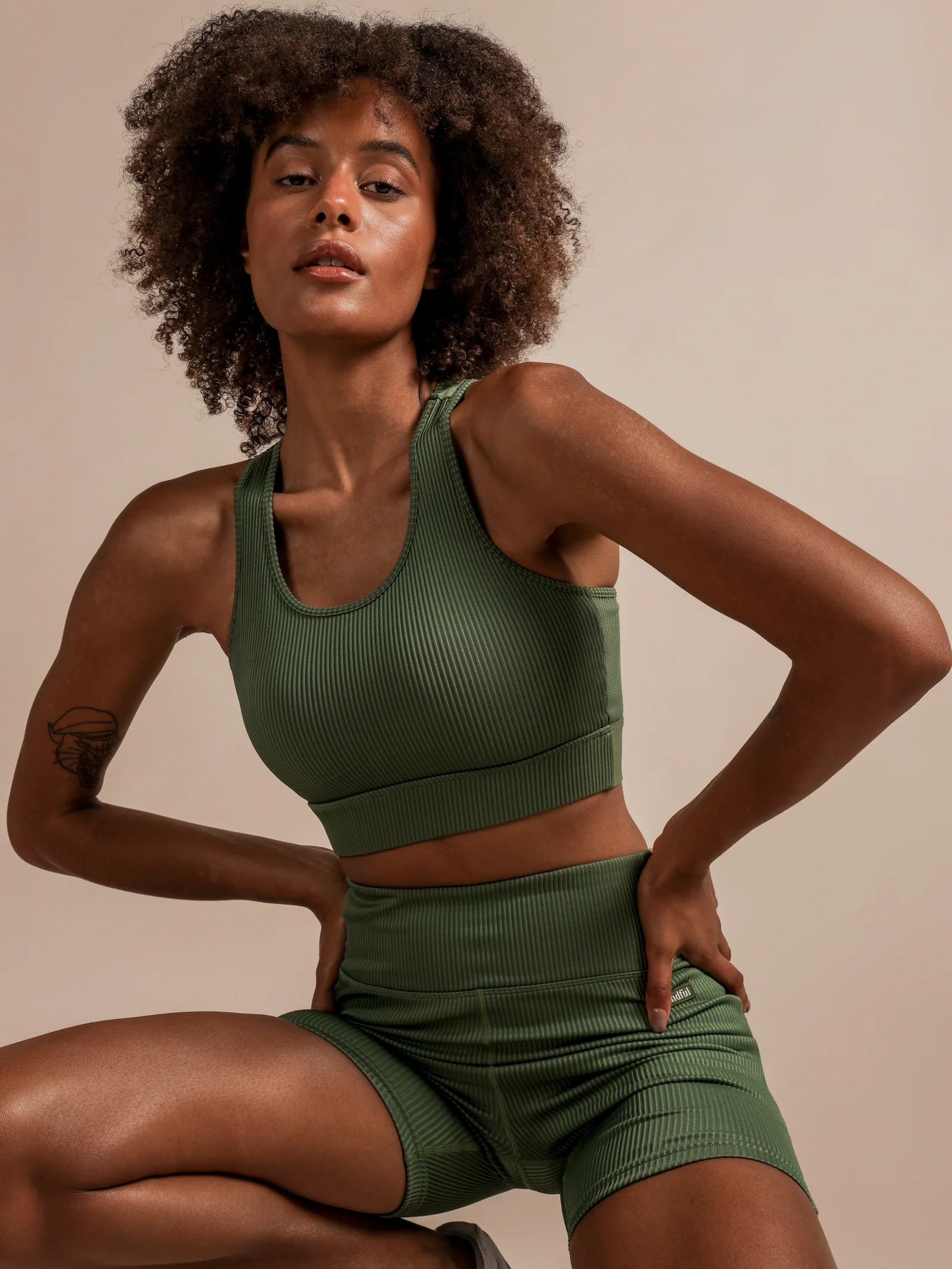 Ribbed Active Crop