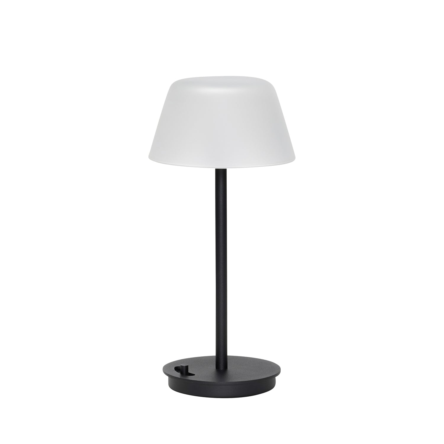 Hübsch draagbare lamp Salon - glas/ijzer - Ø15xh31cm, g9
