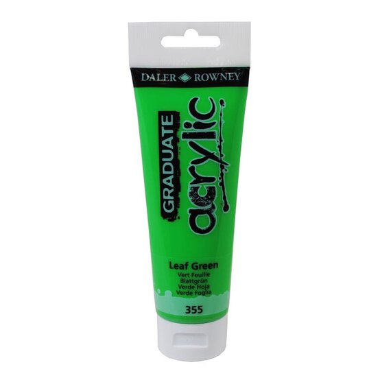 Daler-Rowney Graduate Leaf Green Acrylic Paint 120ml