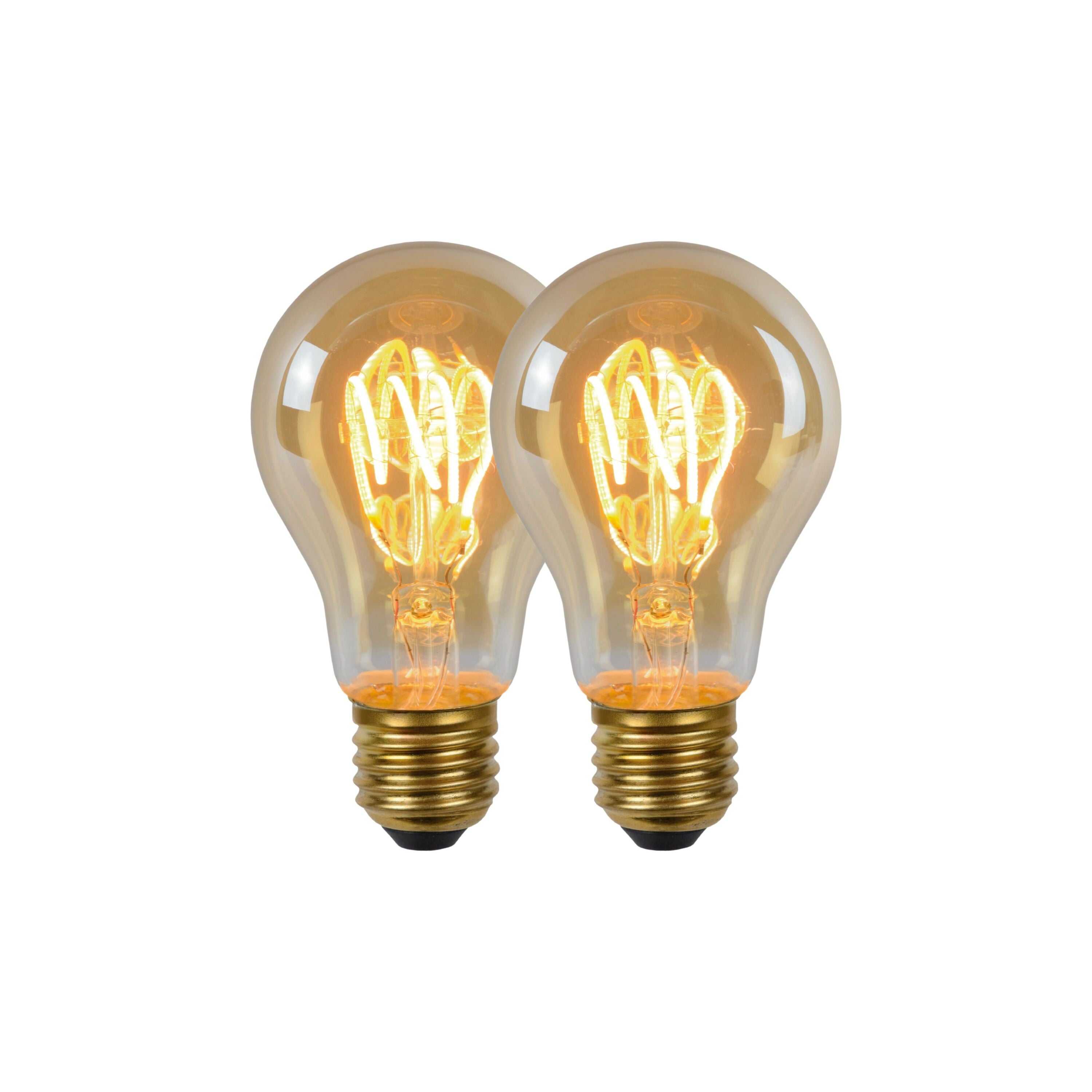 Lucide A60 Filament lamp - Amber (set van 2)