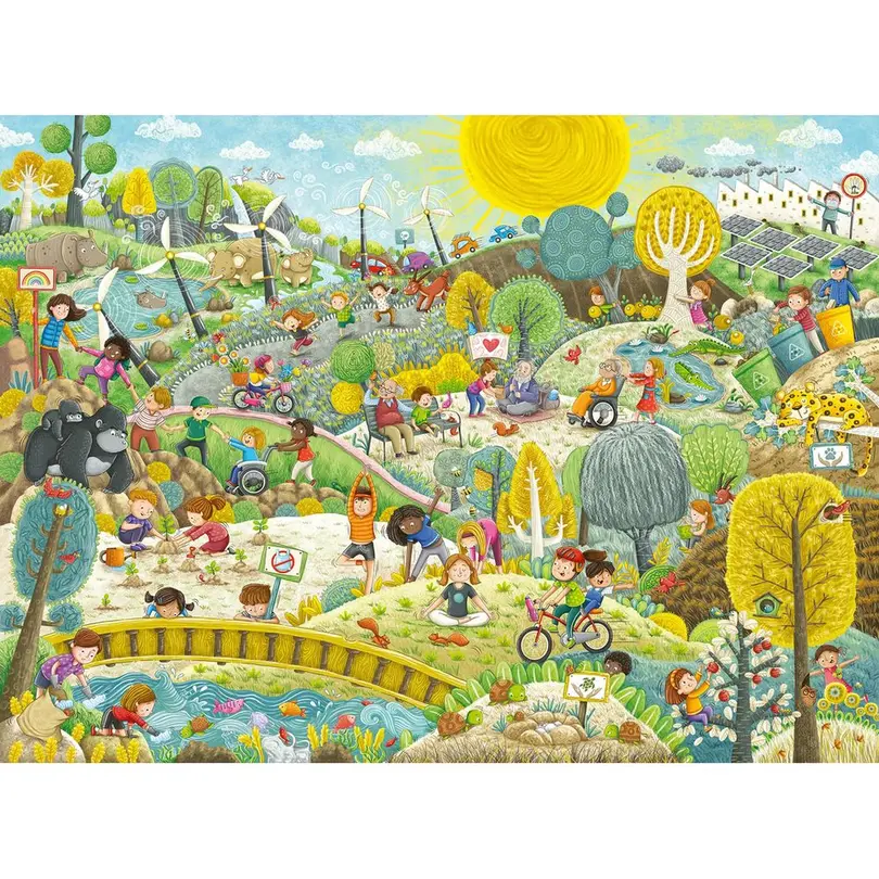 Puzzle Wir schützen unsere Erde!