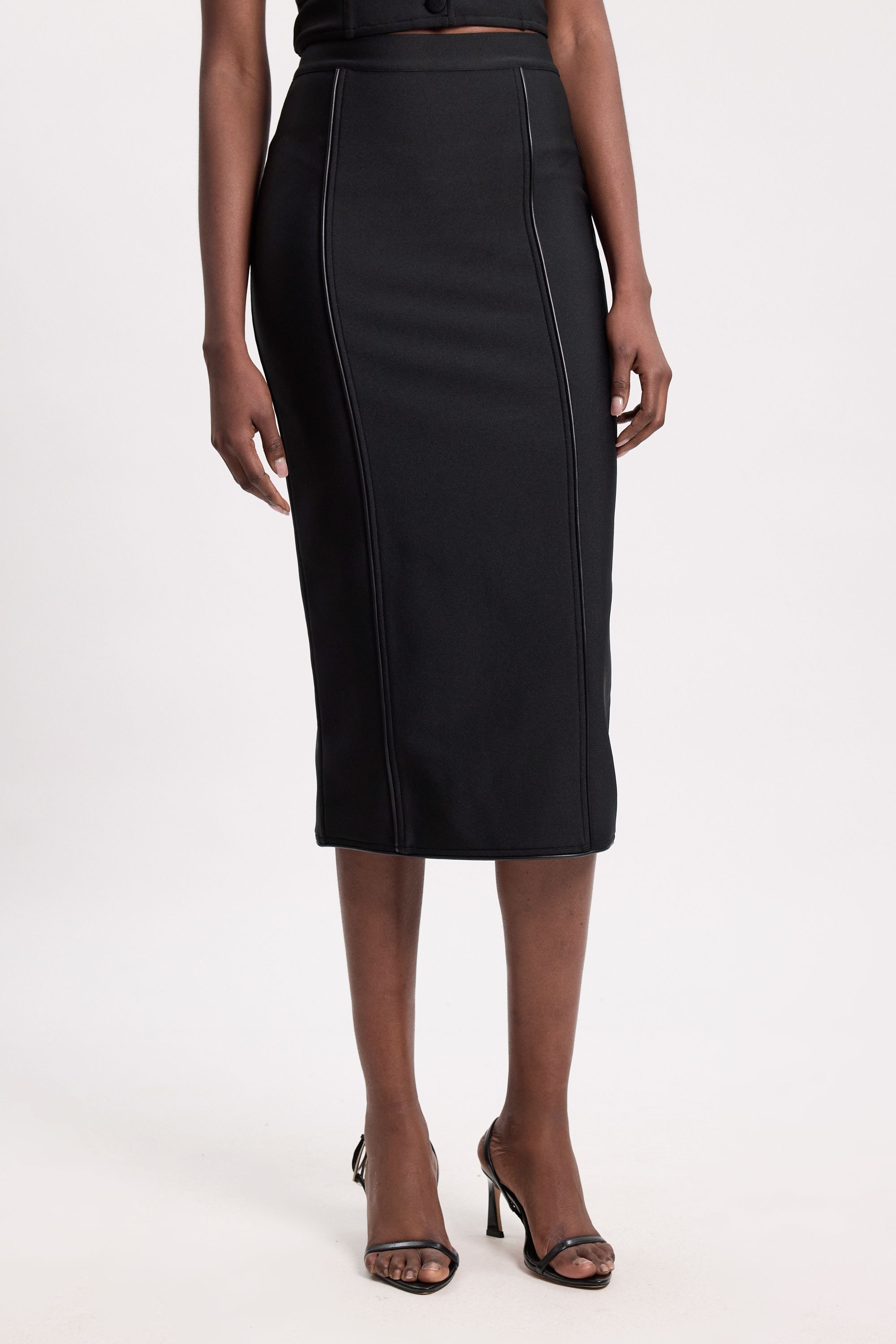 KarenMillen Bandage Midi Skirt