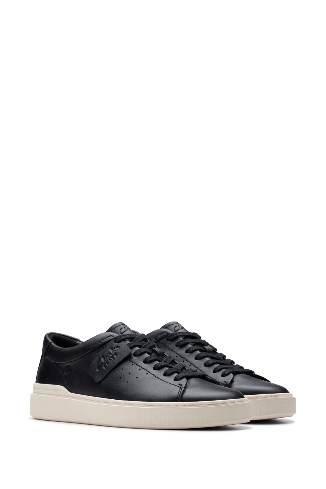 Clarks Craft Swift Leather Lace-Up Shoe Black