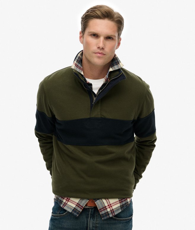 Classic Rugby Half Zip Top