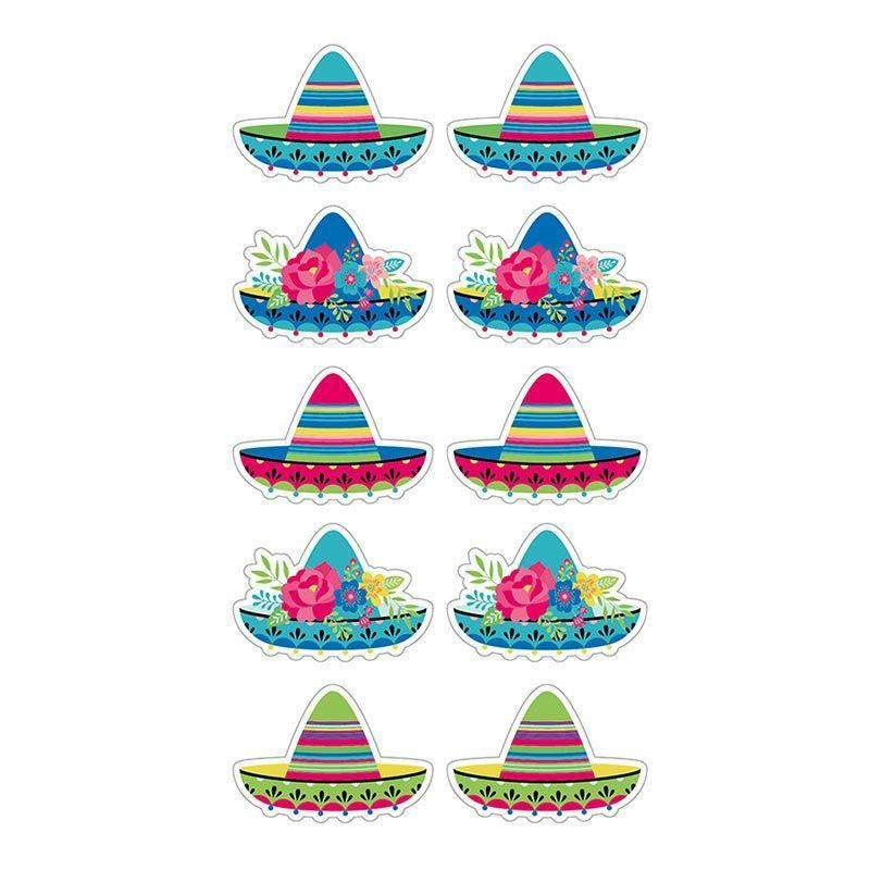 VIVA LA VIDA - Stickers puffies sombreros
