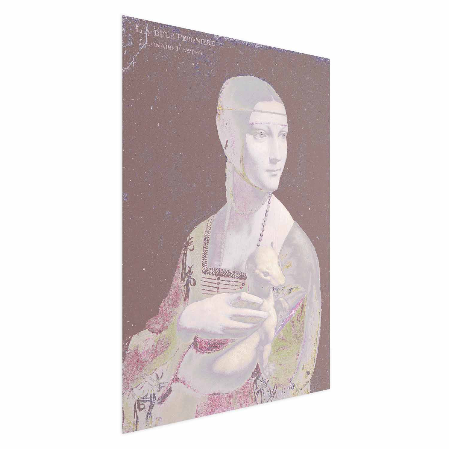 Plakat Pastelowa dama 21x30 cm