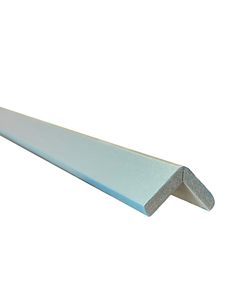 Baguette d'angle en MDF arrondi Ninna couleur vert 23X23mm L.2,44m