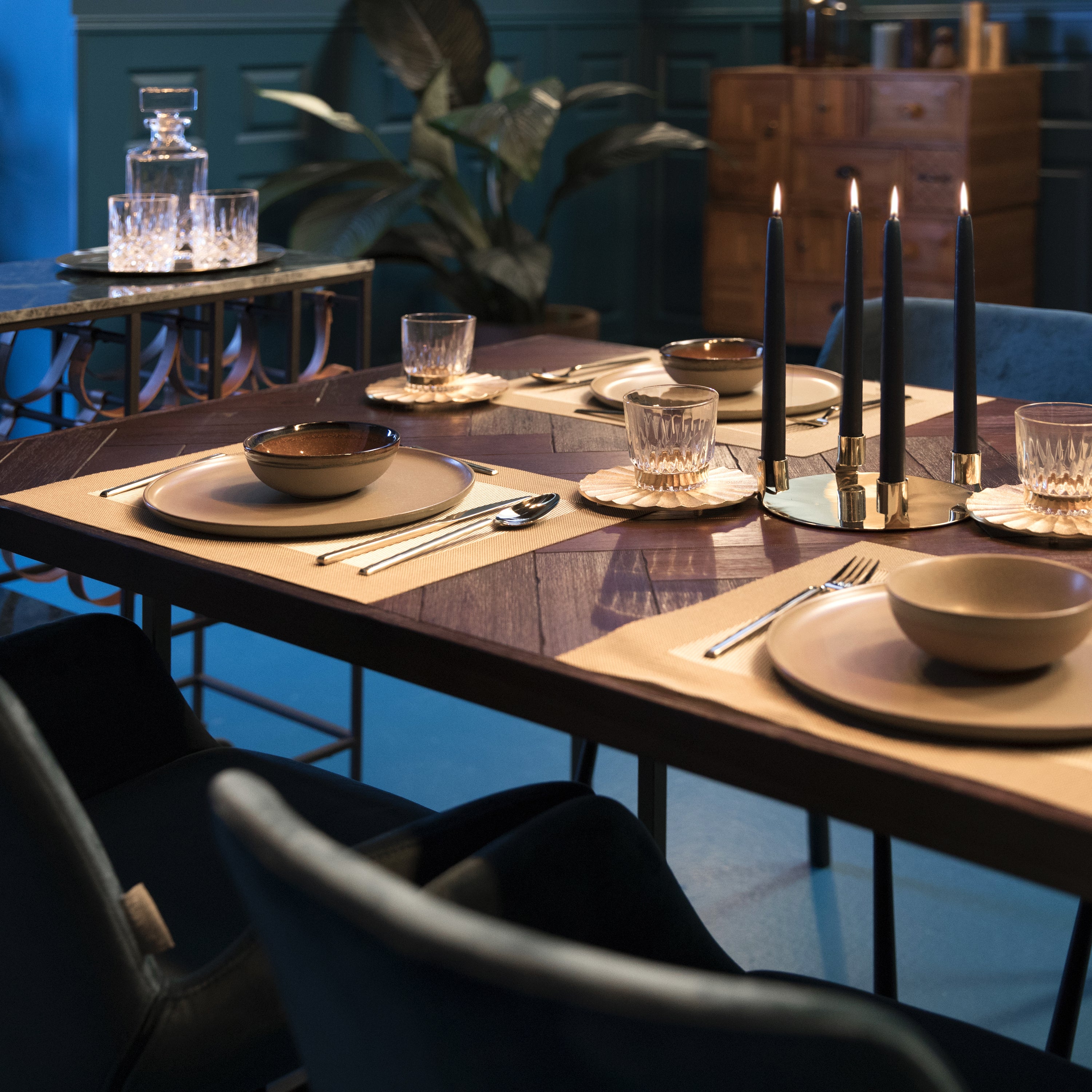 SERAX - Sergio Herman - Surface Bord 4 st. - Ø 27 cm - Indy Grey