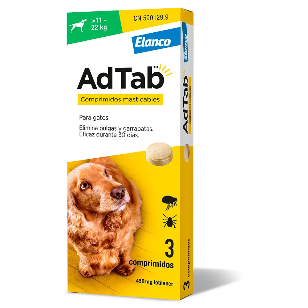 Adtab 3 Comp dog supplement 450mg 11-22kg