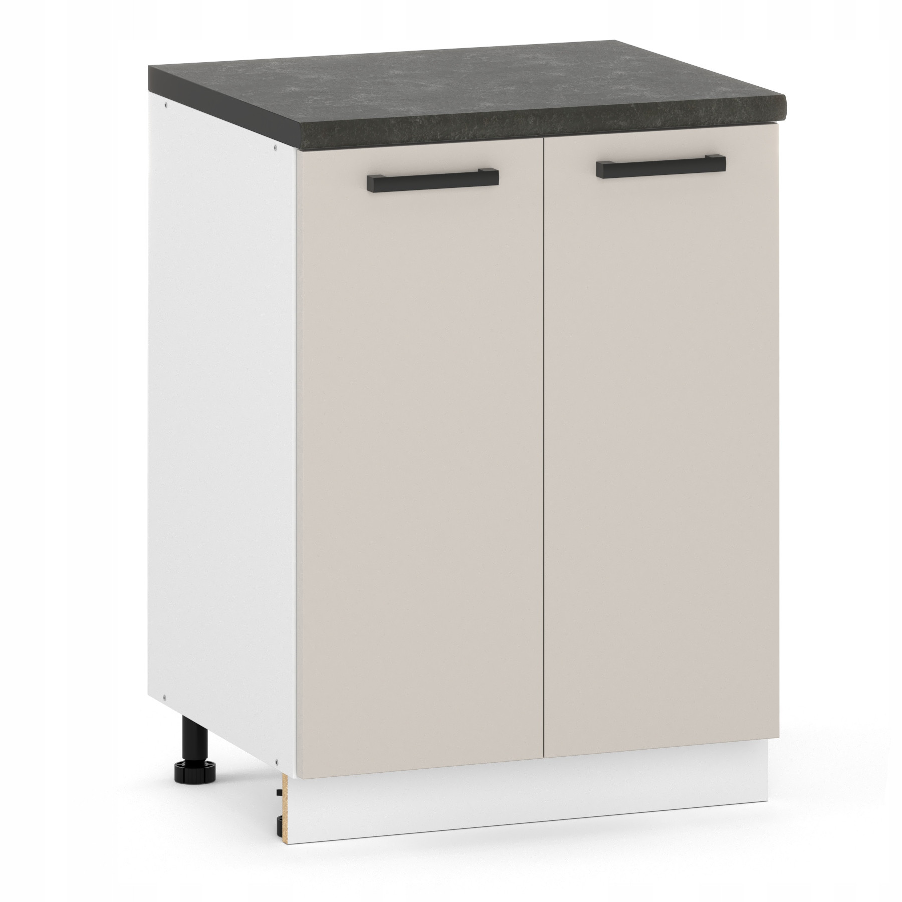 Szafka kuchenna stojąca 2D dolna 60 cm kaszmir