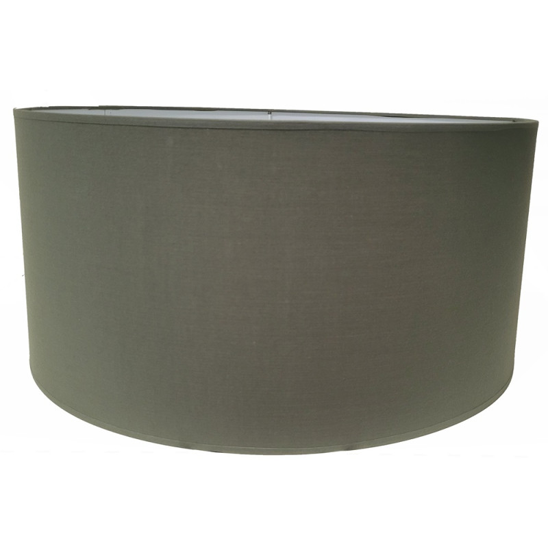 Abat-jour Tubo en coton vert Ø 35 cm NIEDERAU