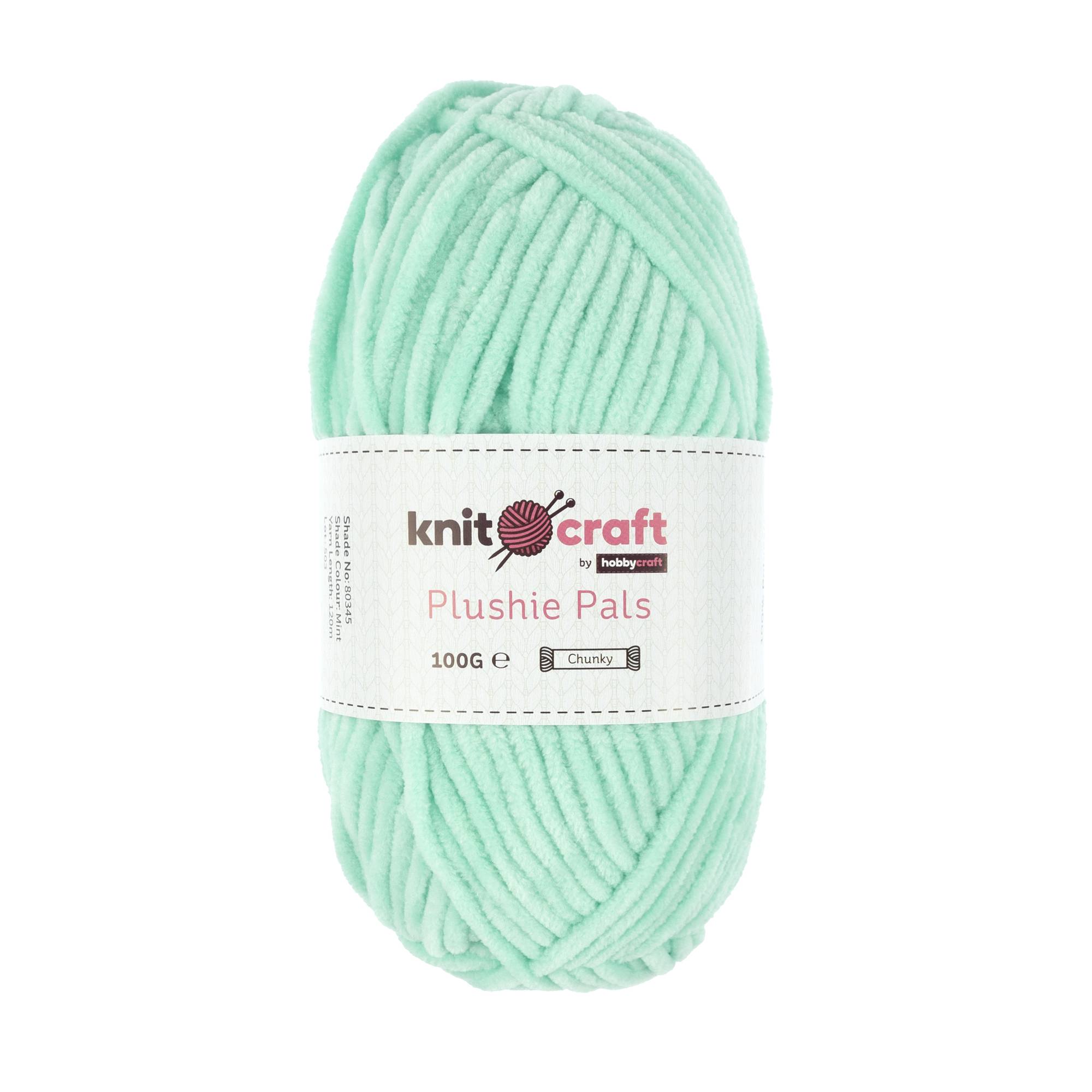 Knitcraft Mint Plushie Pals Yarn 100g
