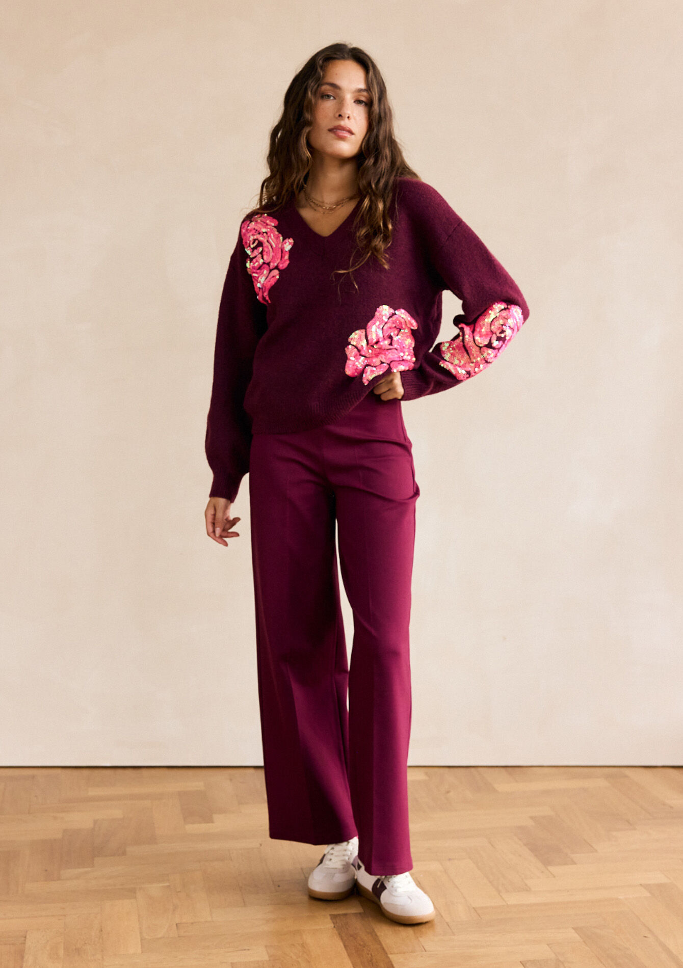 Elegante flared broek