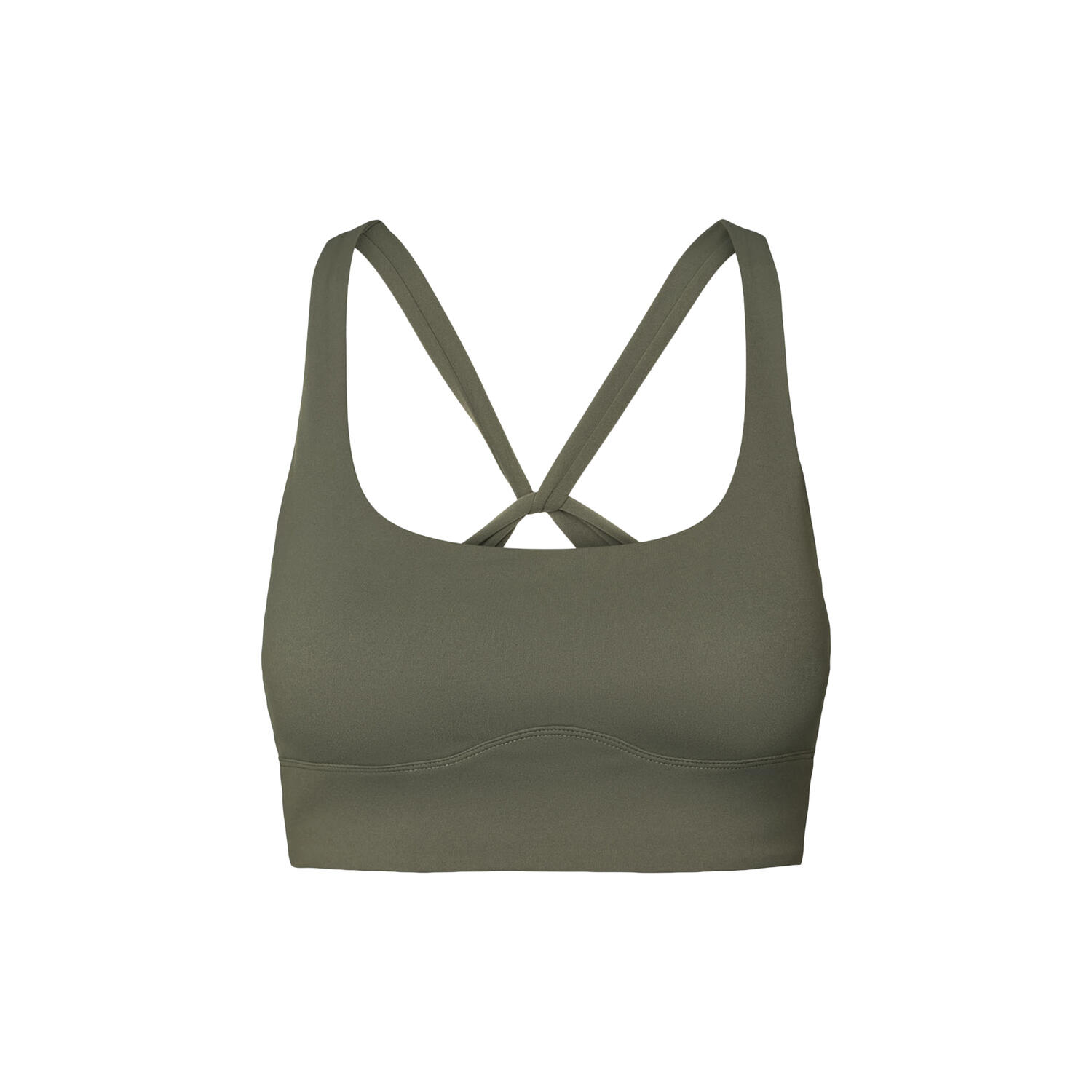 Butter Soft Sports Bra Seinna, charcoal olive