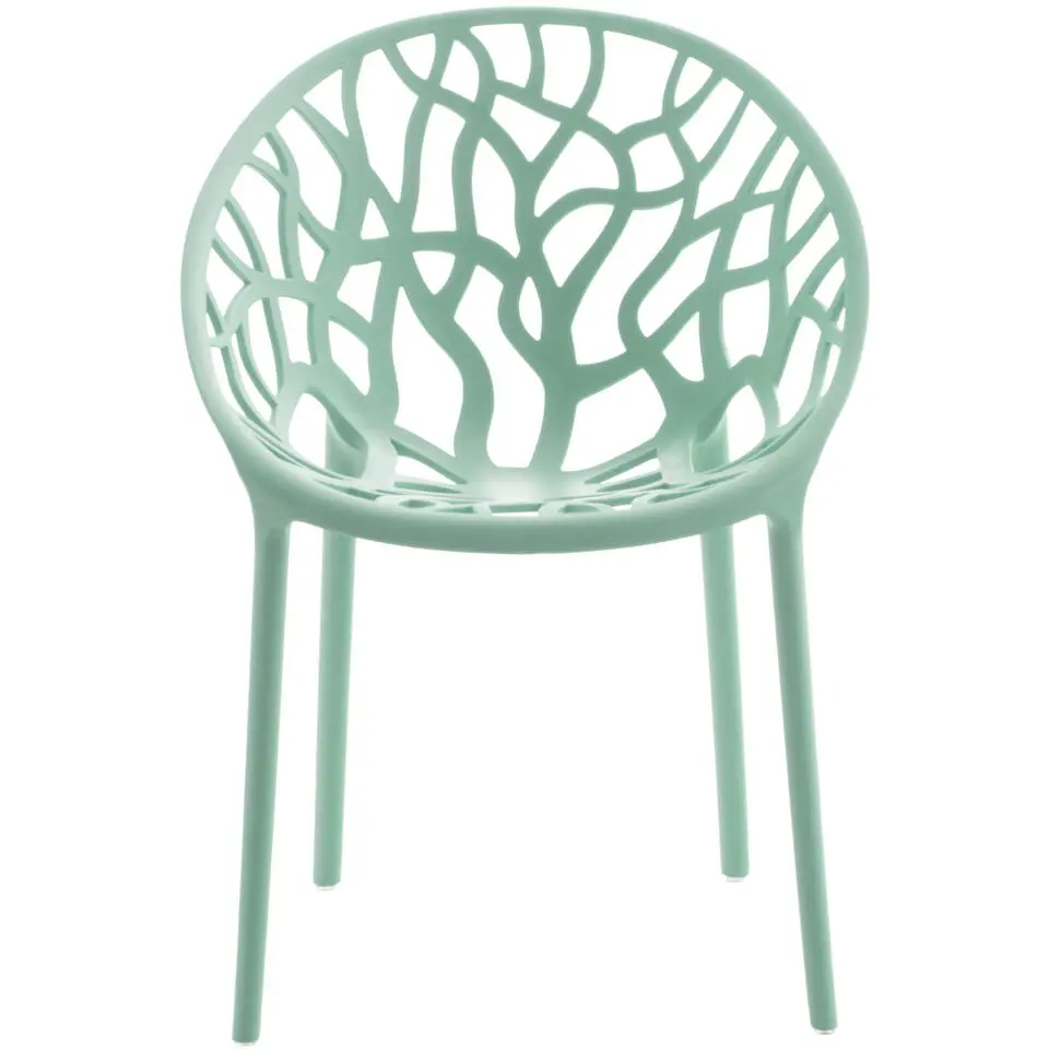 CLP Set van 4 Tuinstoel Hope Kunststof - lichtgroen