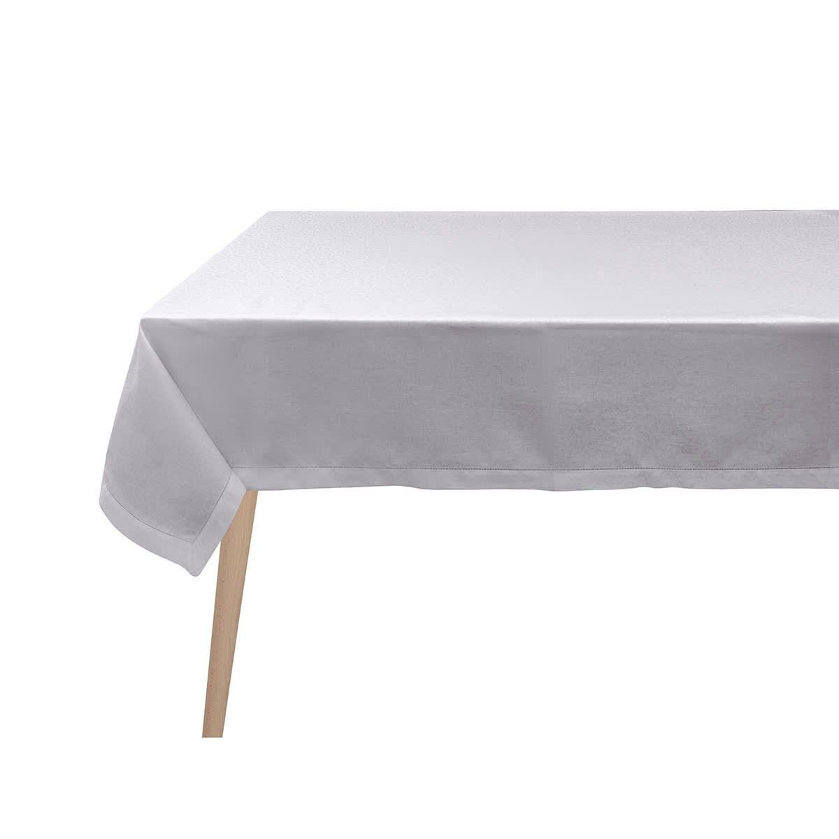 PORTOFINO FIORI - Nappe en lin bianco 175 x 250