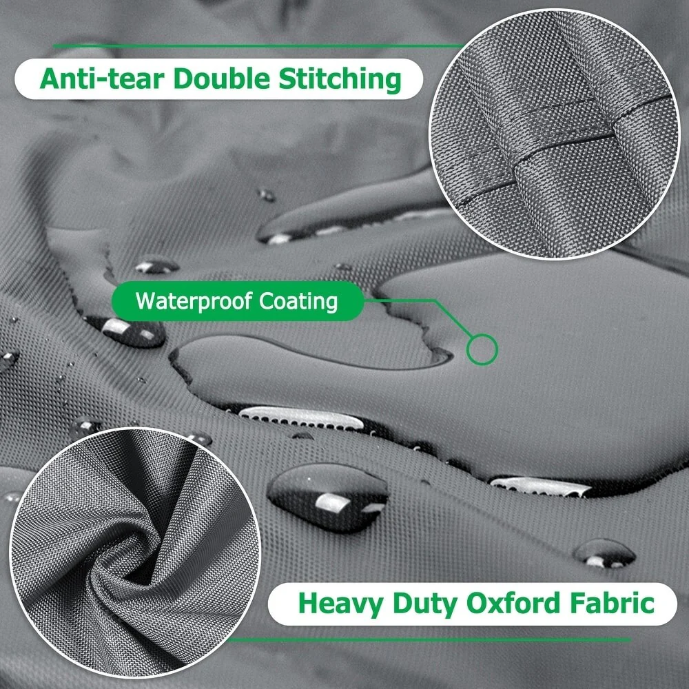 Patio Furniture Covers Waterproof outdoor Windproof patio sectional sofa cover