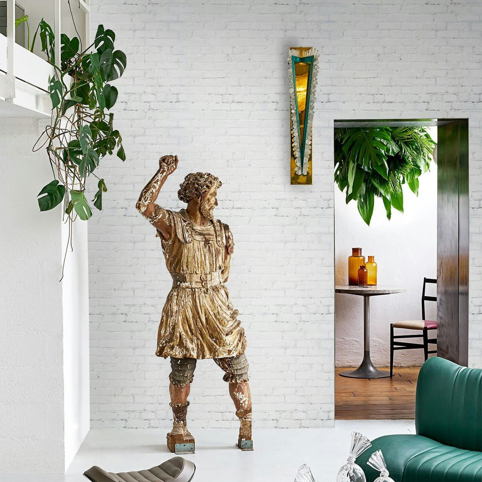 MATERICHE - Papier Peint Briques Blanches 250x200 cm