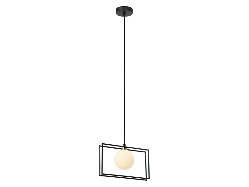 Lampa wisząca Grosettastalowa biało-czarna