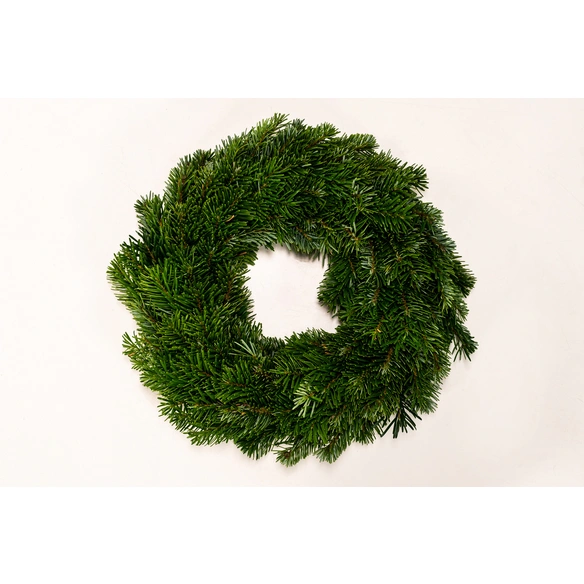 Adventskranz, 30 cm, ungarniert, halbrund gebunden