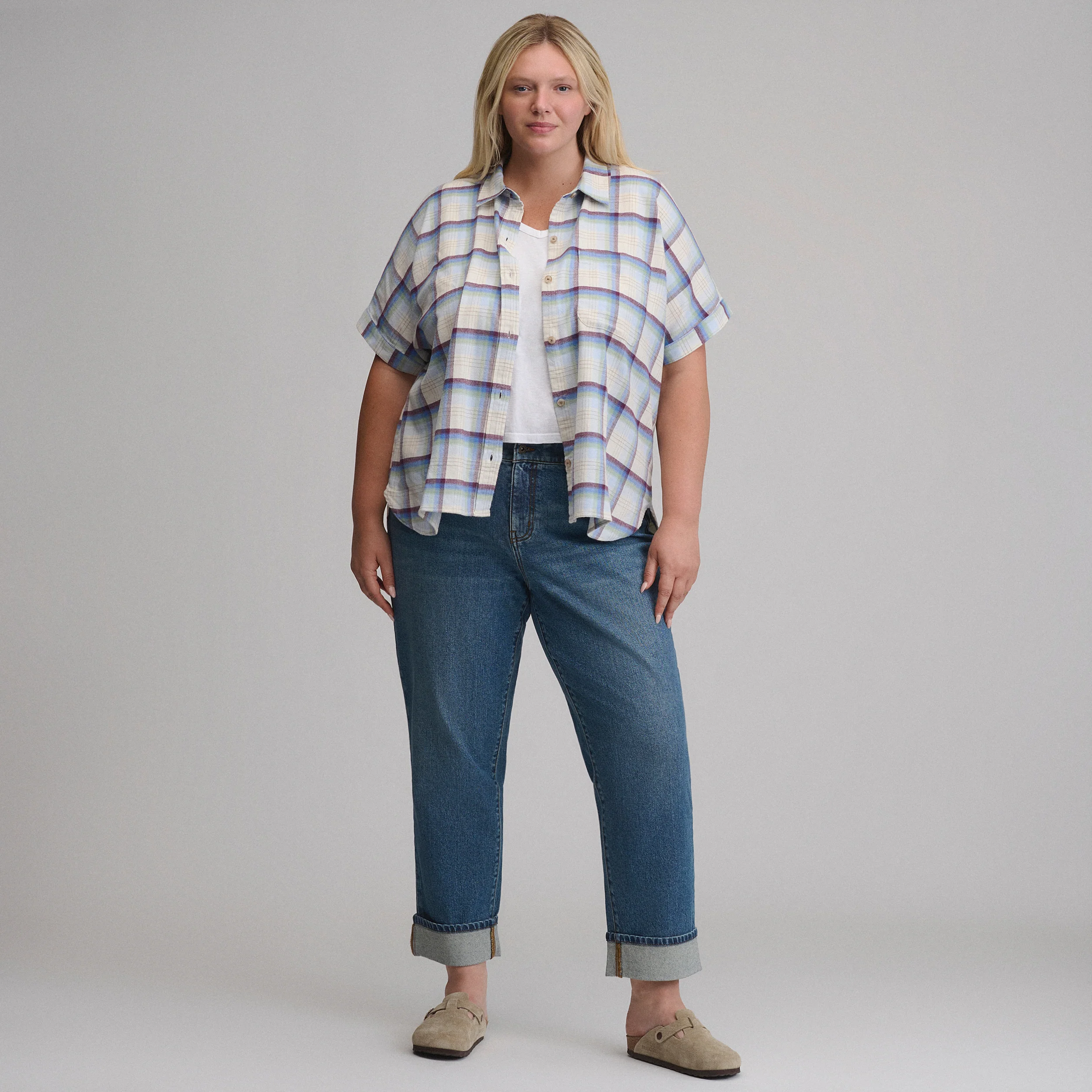 Women's W Field Flex Flannel Short-Sleeve Shirt
