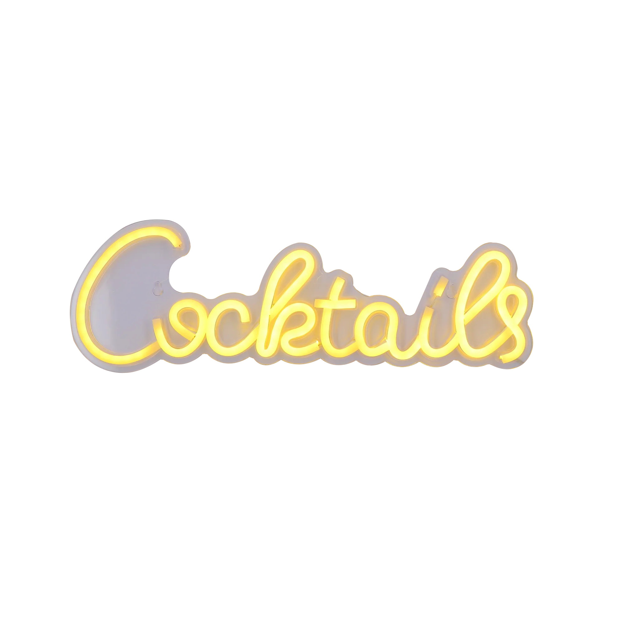 Néon COCKTAILS coloris jaune