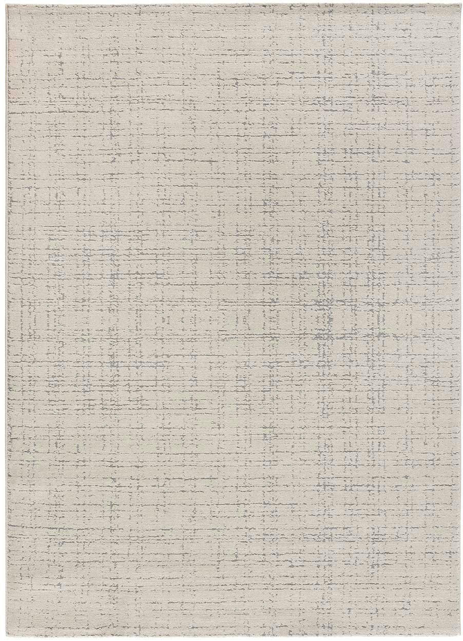 HL-NATURAL - Tapis de style abstrait gaufré en crème, 200X300 cm