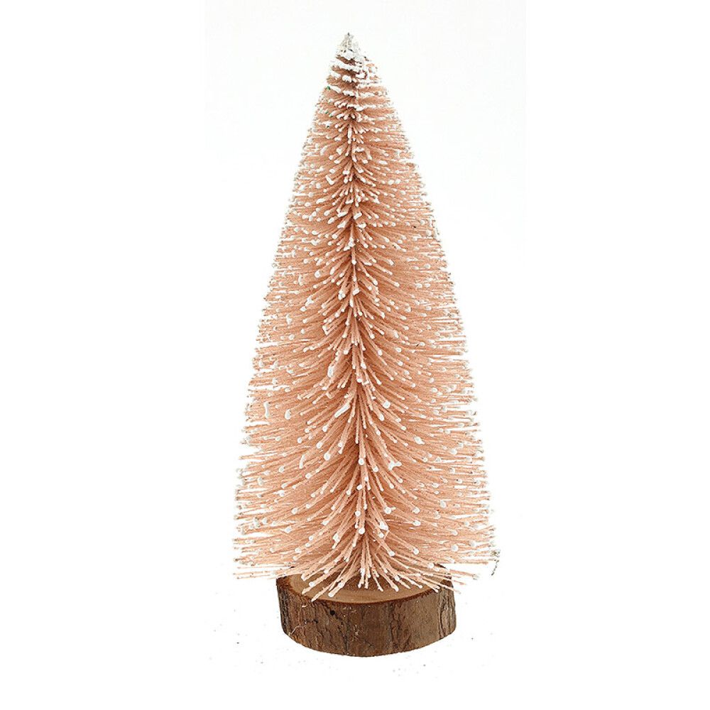 JULEDEKORASJON JULETRE 20CM LYSERØD