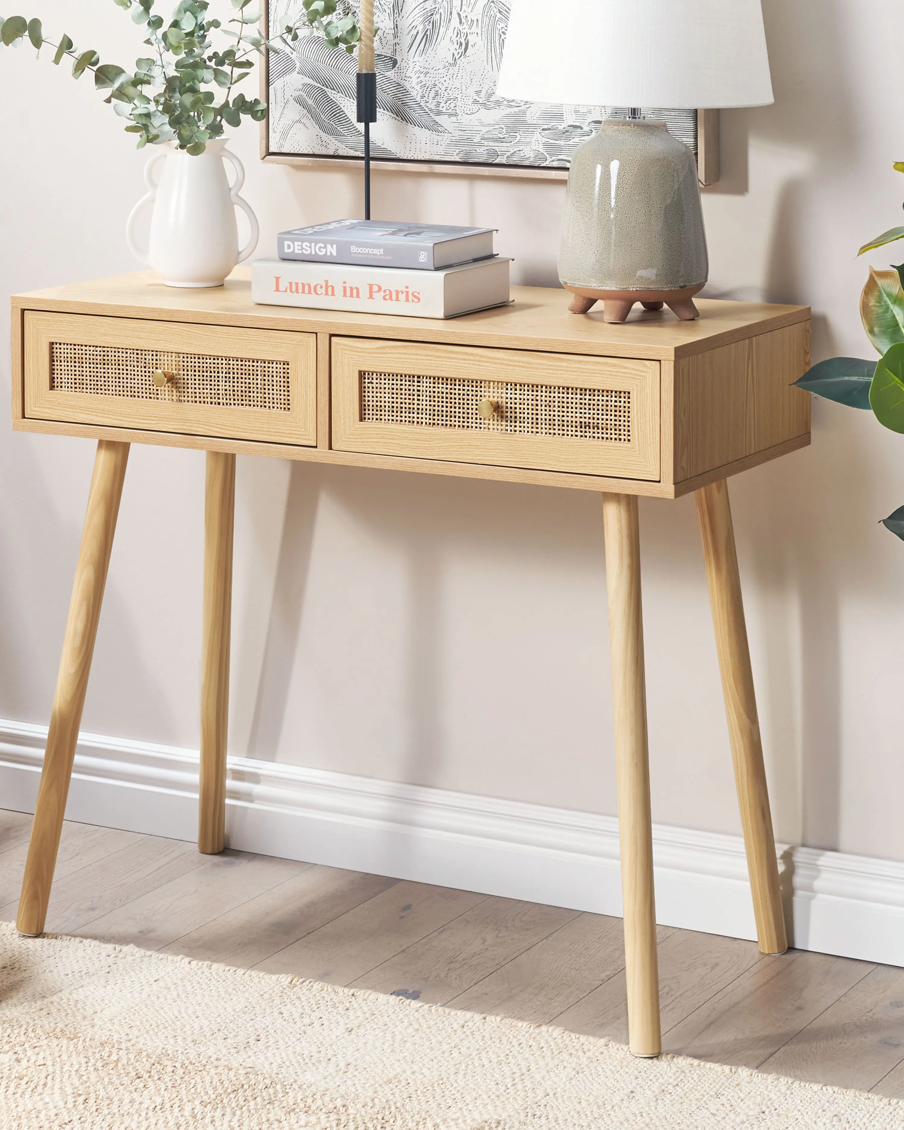 Console Table ODELL Light Brown